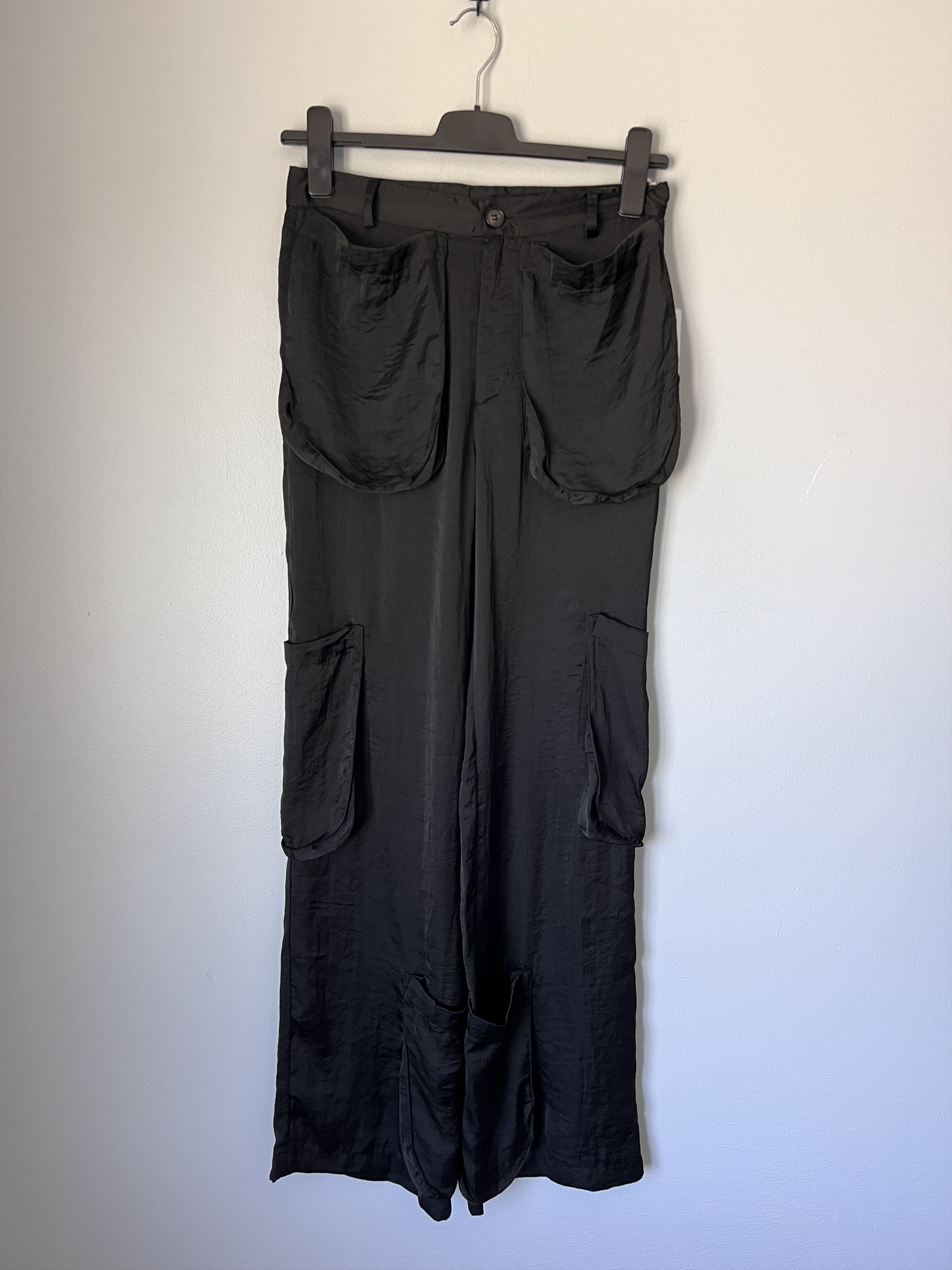 Edward Cuming Edward Cuming Collage Pocket Cargo Pants in Black Size US 30 / EU 46 - 1 Thumbnail