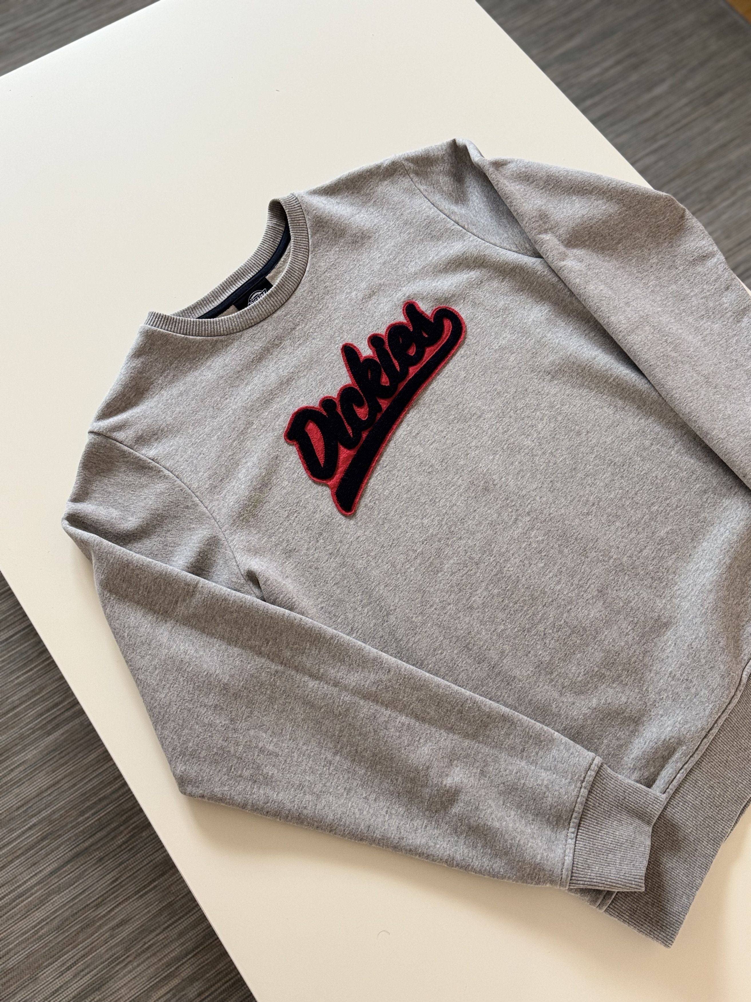 Dickies Vintage gray sweatshirt DICKIES Big red/black logo Size US M / EU 48-50 / 2 - 8 Thumbnail