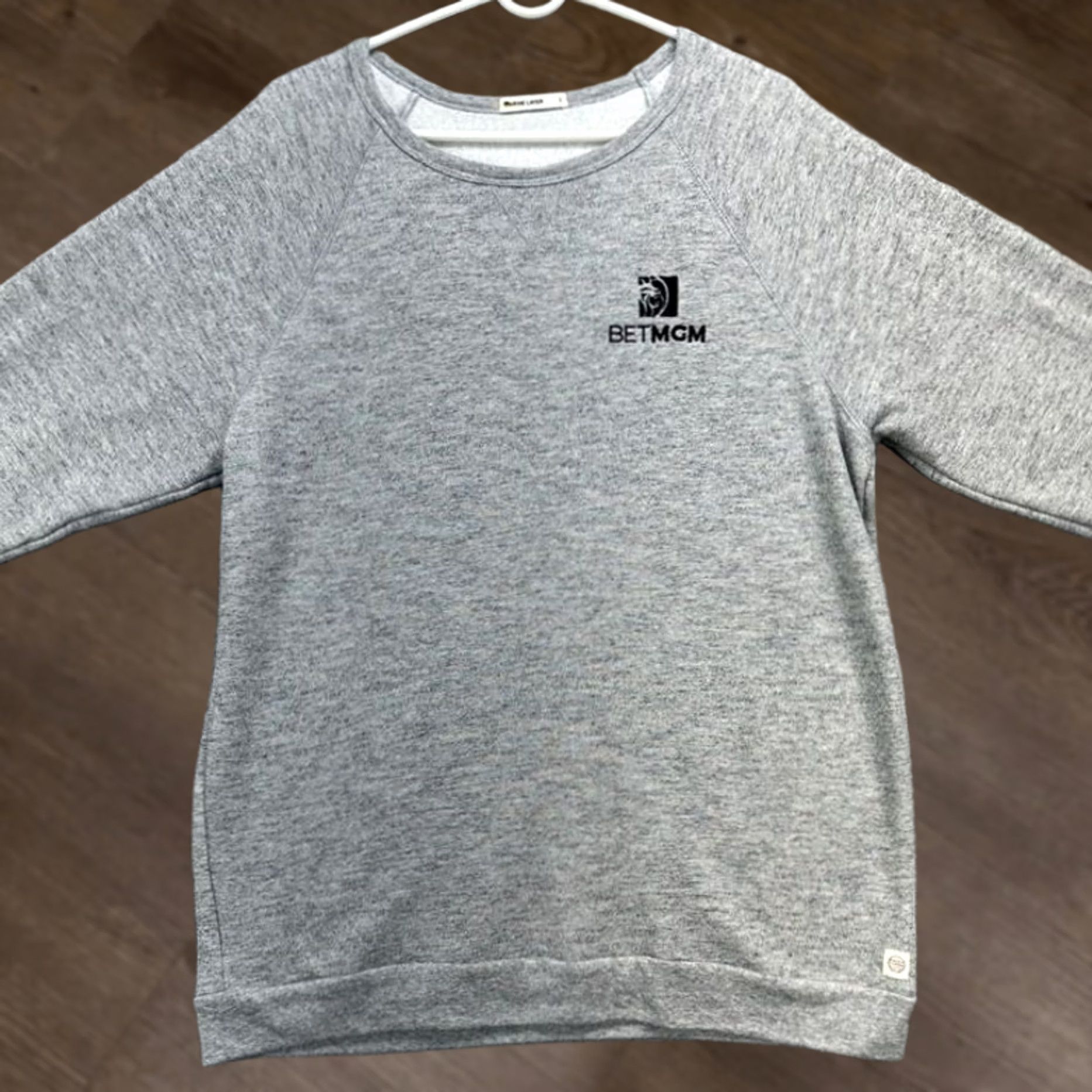 Marine Layer Marine Layer Sweatshirt Crewneck Adult Large Grey Logo Pullover Long Sleeve Mens Size US L / EU 52-54 / 3 - 1 Thumbnail