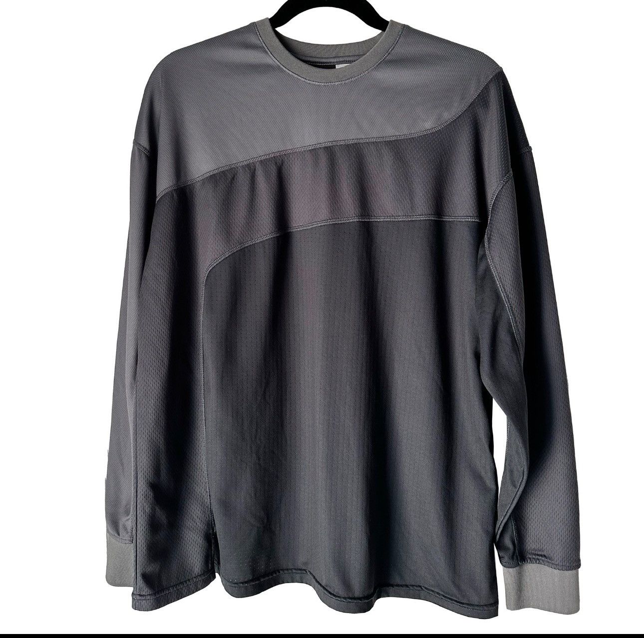 KITH 101 Long Sleeve Otto Tee Black/Gray Men's X Small