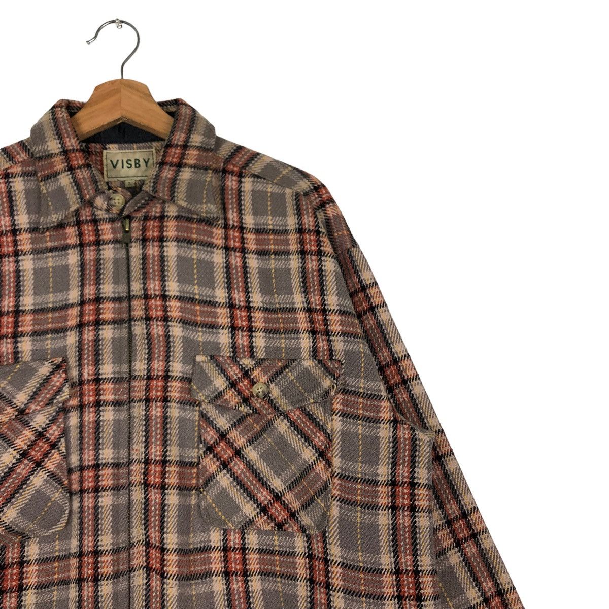 Japanese Brand 🔥VINTAGE WOOL ZIPPER JACKET VISBY ISSEY MIYAKE JAPAN Size US L / EU 52-54 / 3 - 6 Thumbnail