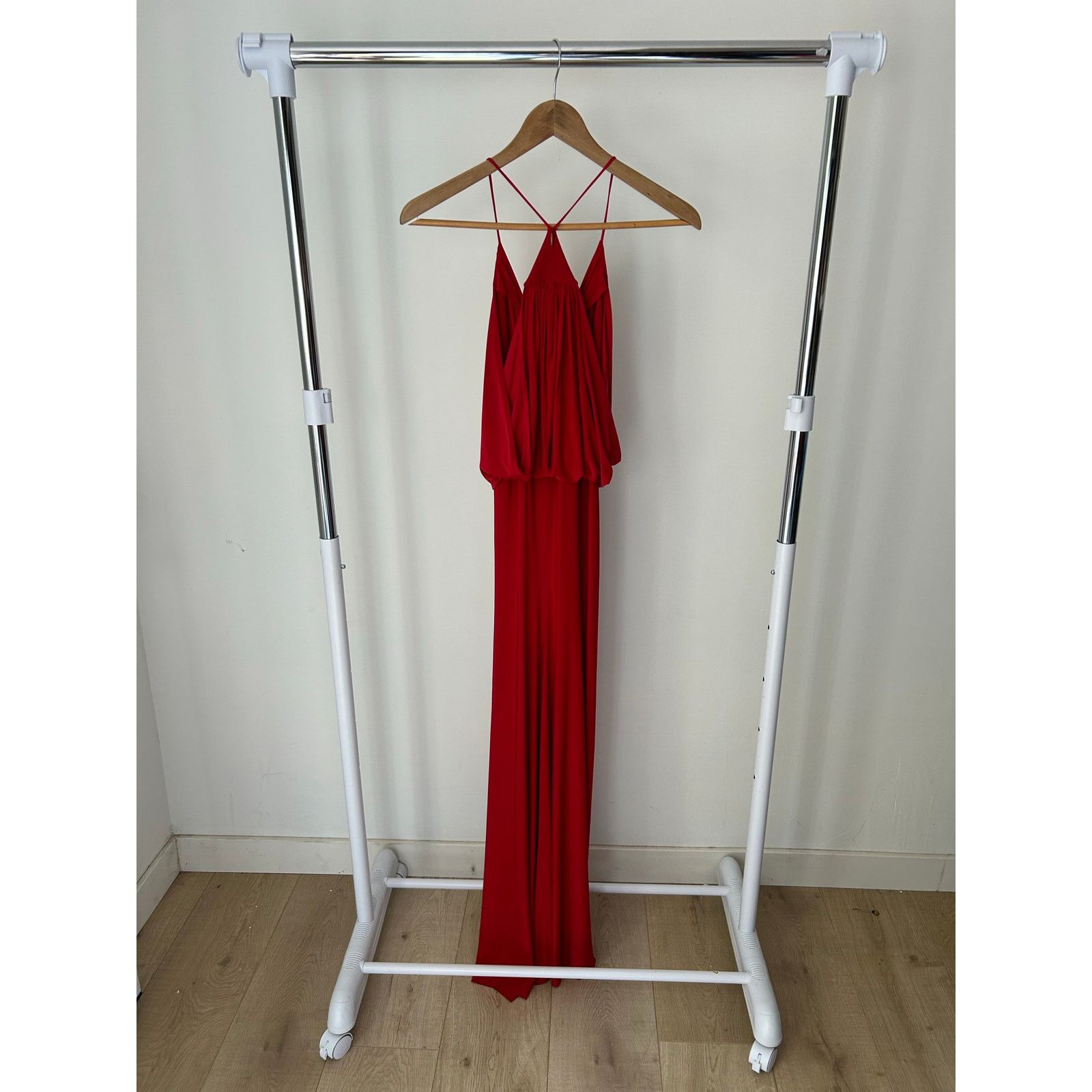 MISA Los Angeles Gorgeous Misa Los Angeles Vibrant Red Maxi Dress Size M / US 6-8 / IT 42-44 - 6 Thumbnail