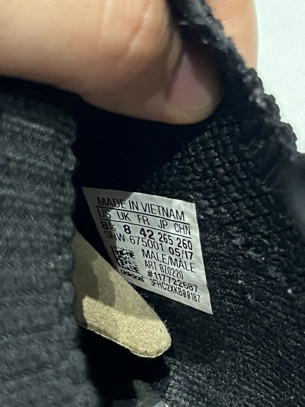 Adidas *EXCLUSIVE* Adidas NMD R1 PK Japan Triple Black Sneakers Size US 8.5 / EU 41-42 - 18 Thumbnail