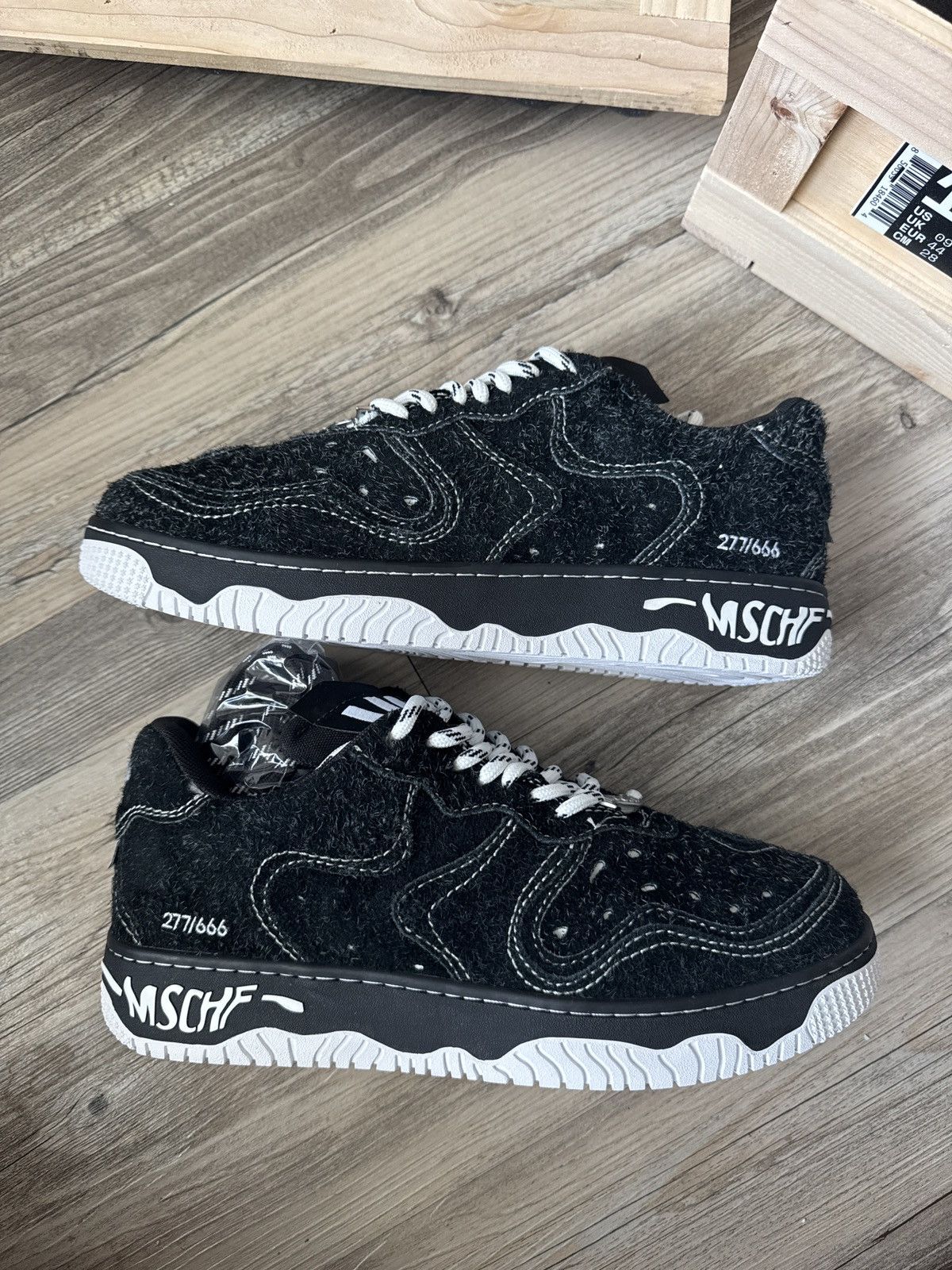 MSCHF MSCHF 5 O’Clock Shadow (#277/666) Size US 10 / EU 43 - 2 Thumbnail