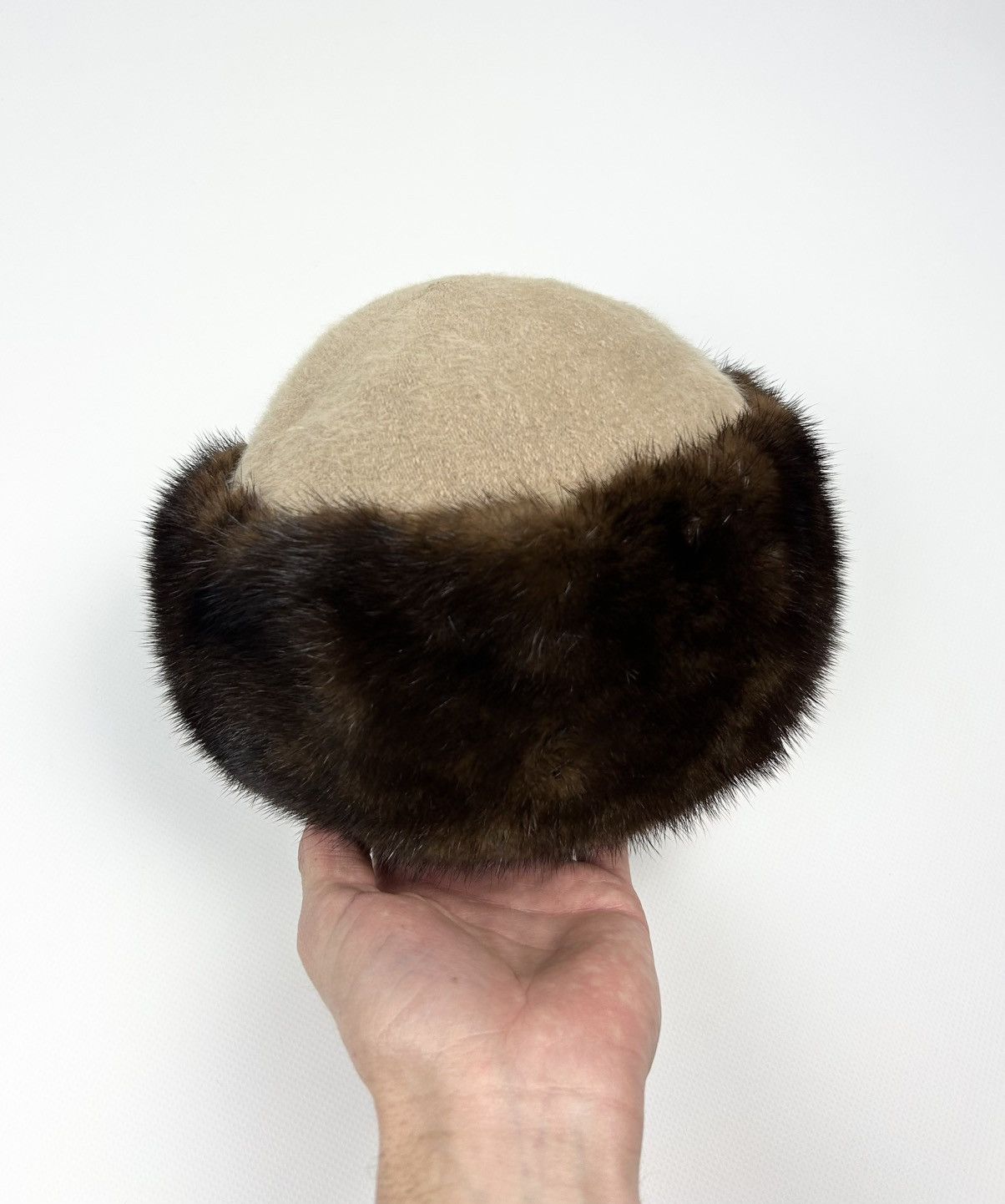 Burberry × Kangol × Vintage Vintage fur hat Kangol very rare cap Made in England Size ONE SIZE - 3 Thumbnail