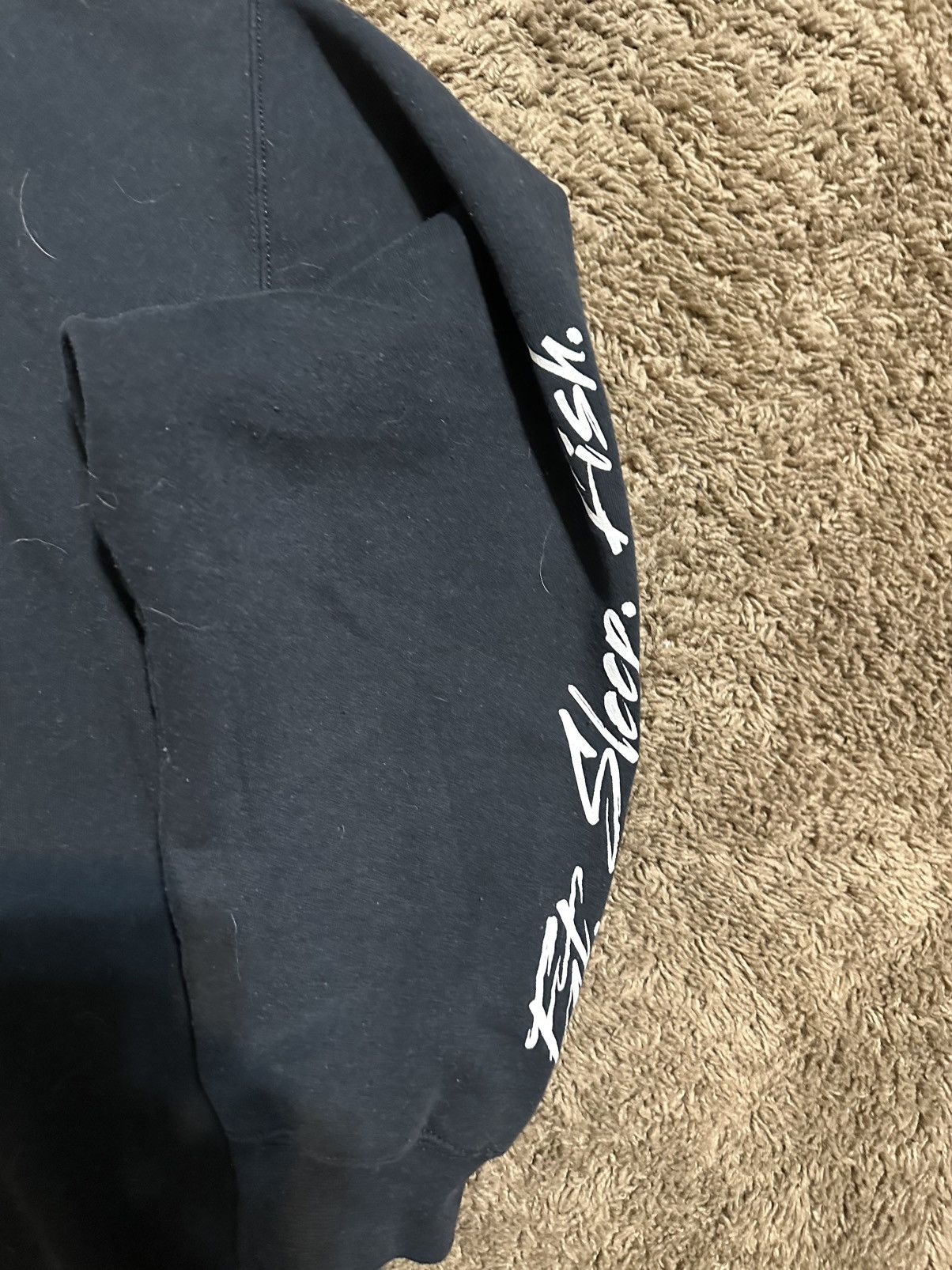 Gildan Vintage Skeeter eat sleep fish hoodie 00s size 3XL Size US XXL / EU 58 / 5 - 3 Thumbnail
