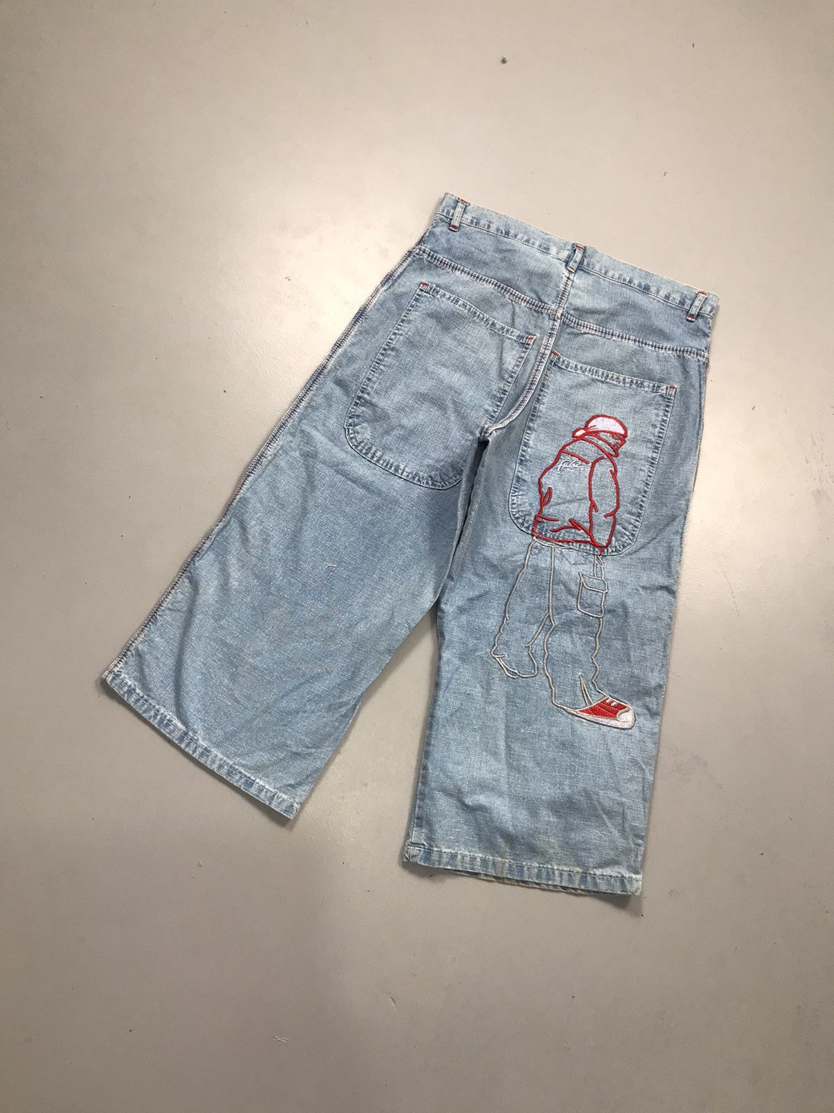 Fubu Vintage Fubu embroidered jort Size US 32 / EU 48 - 8 Thumbnail
