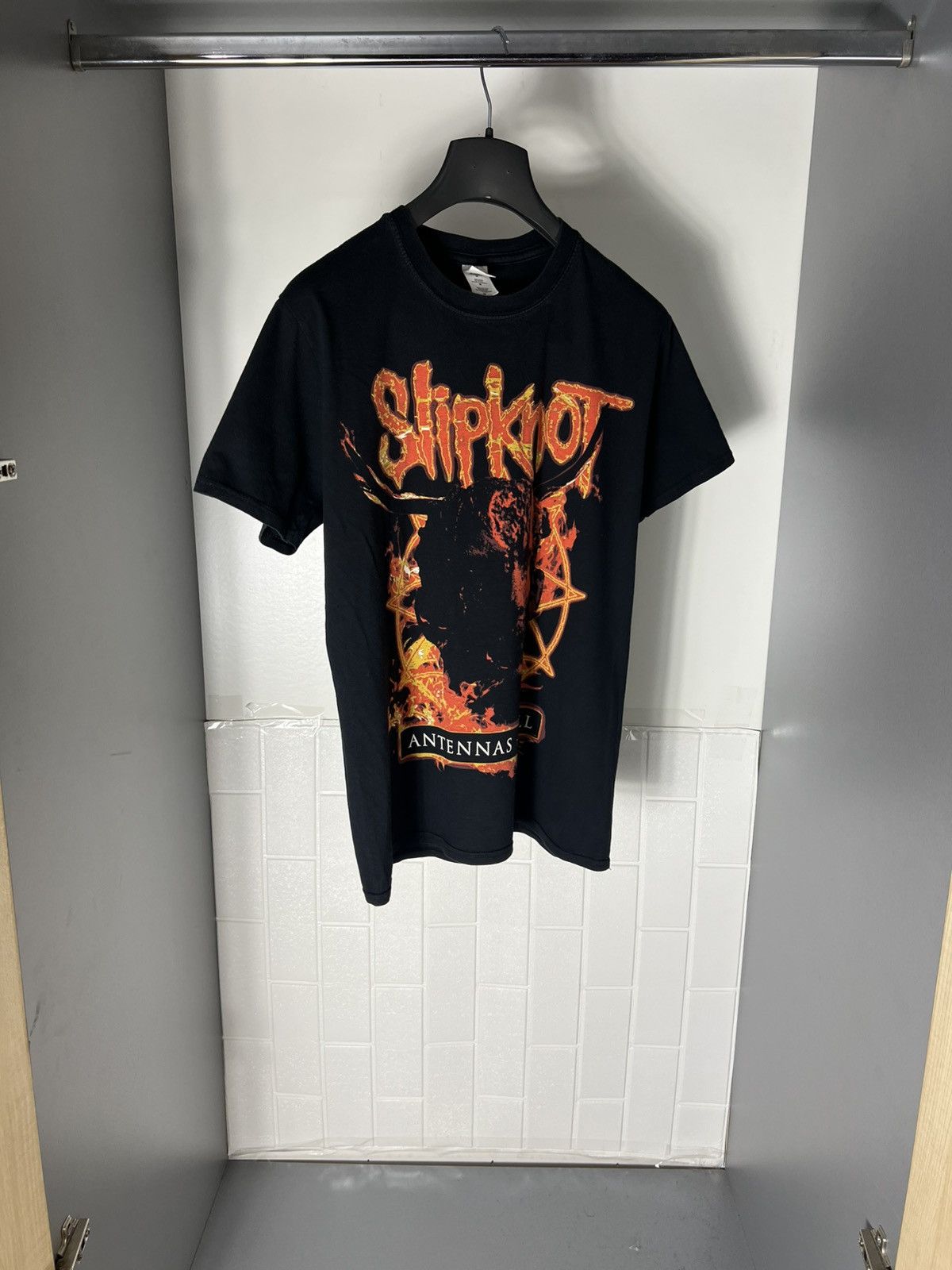 Band Tees × Vintage VERY RARE SLIPKNOT DOUBLE PRINTED ROCK T-SHIRT METAL 90s Y2K Size US M / EU 48-50 / 2 - 2 Thumbnail