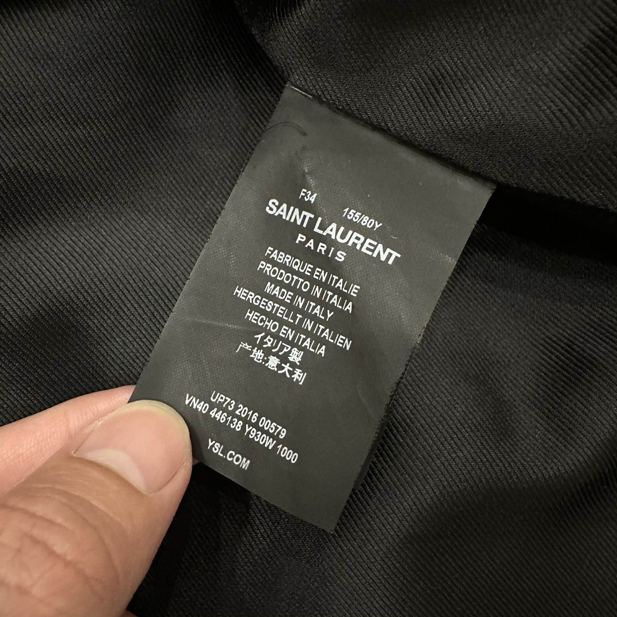 Hedi Slimane × Saint Laurent Paris HEDI SLIMANE X SAINT LAURENT SWEET DREAMS BOMBER JACKET F34 Size XS / US 0-2 / IT 36-38 - 5 Thumbnail