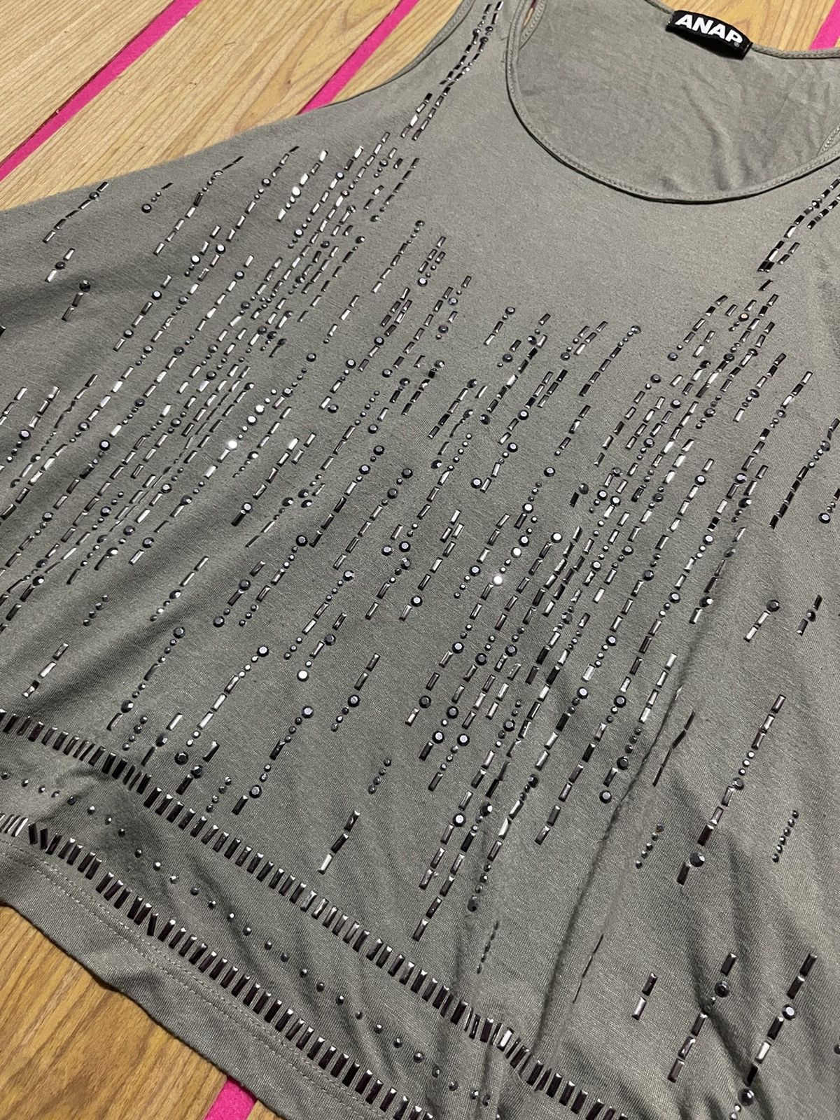 If Six Was Nine ANAP Y2K TANK TOPS with iron embossed emlem motif Size M / US 6-8 / IT 42-44 - 3 Thumbnail