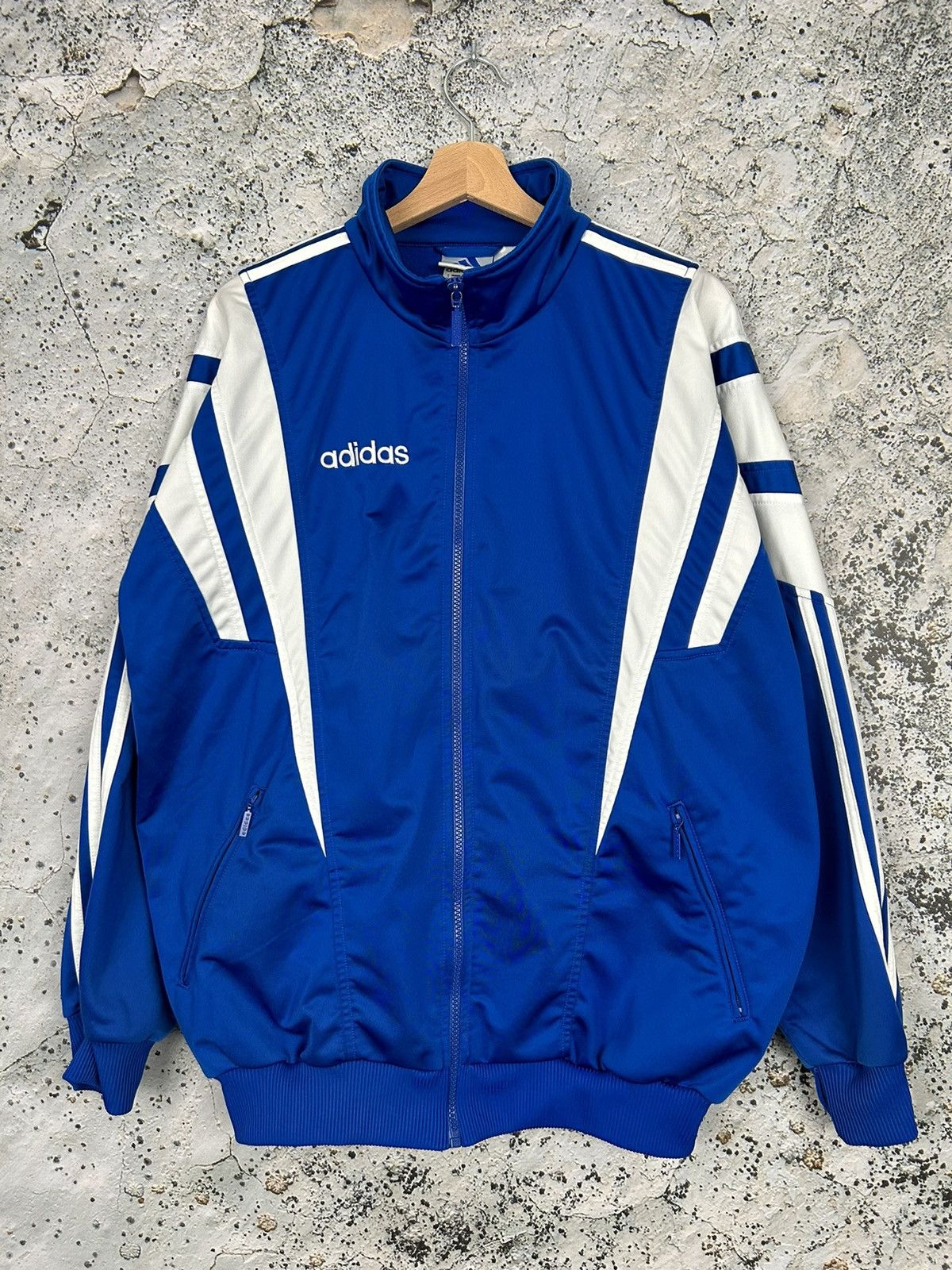 Adidas Vintage Adidas 90s Sweatshirt Track Retro Sportswear Hype Size US L / EU 52-54 / 3 - 1 Thumbnail