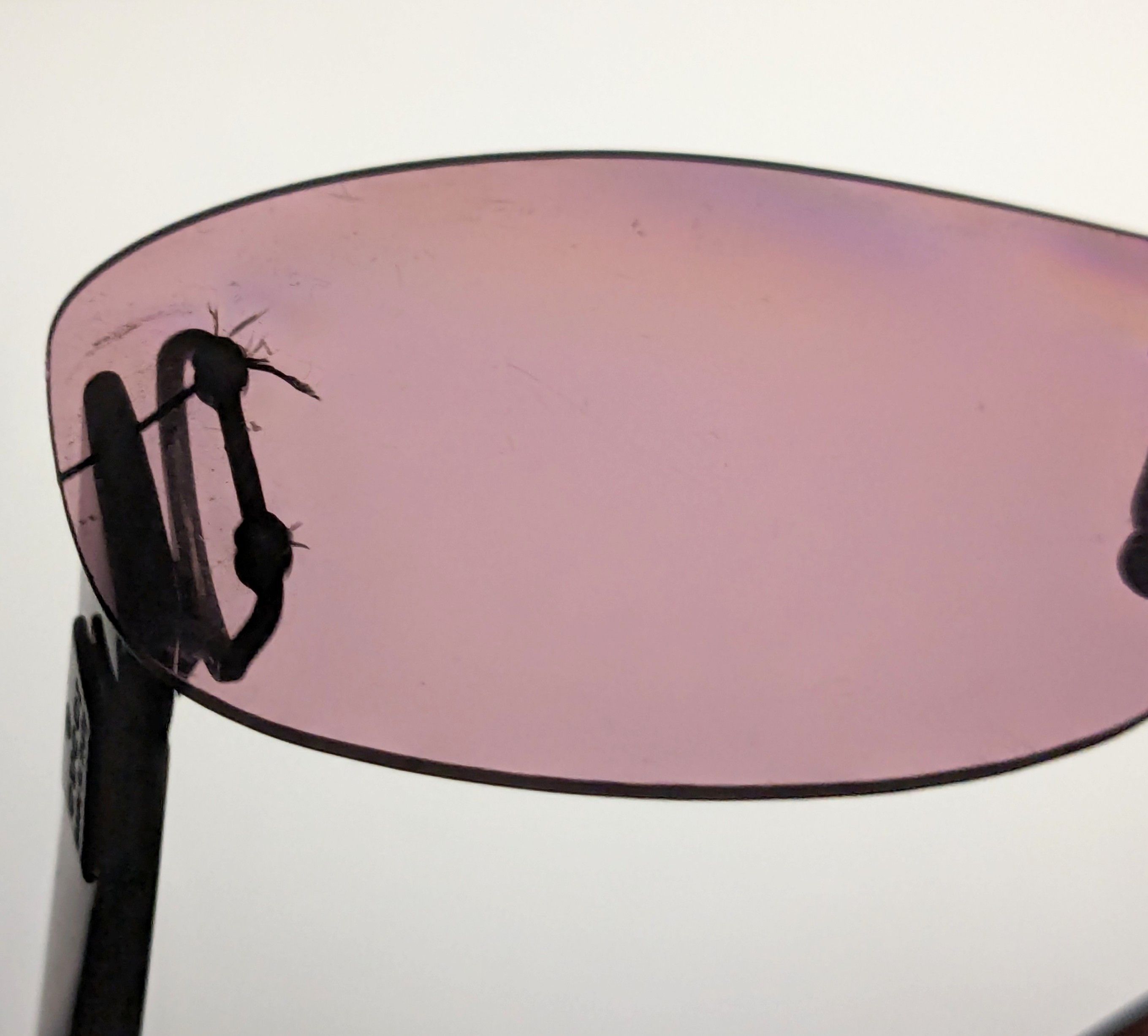Gucci × Vintage Gucci Sunglasses GG2448/N/S Pink Vintage Y2K Shiled Size ONE SIZE - 16 Thumbnail