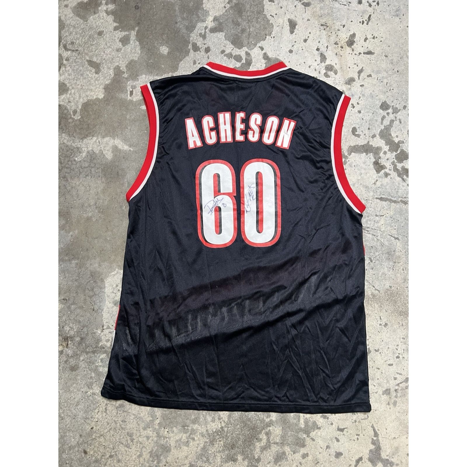 Adidas Blazers Adidas Jersey Black 60 Acheson Signed XL Size US XL / EU 56 / 4 - 2 Thumbnail