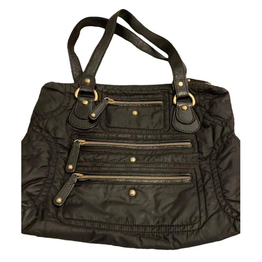 Tod's Tod’s black nylon & leather multi zipper pocket gold hardwa Size ONE SIZE - 8 Thumbnail