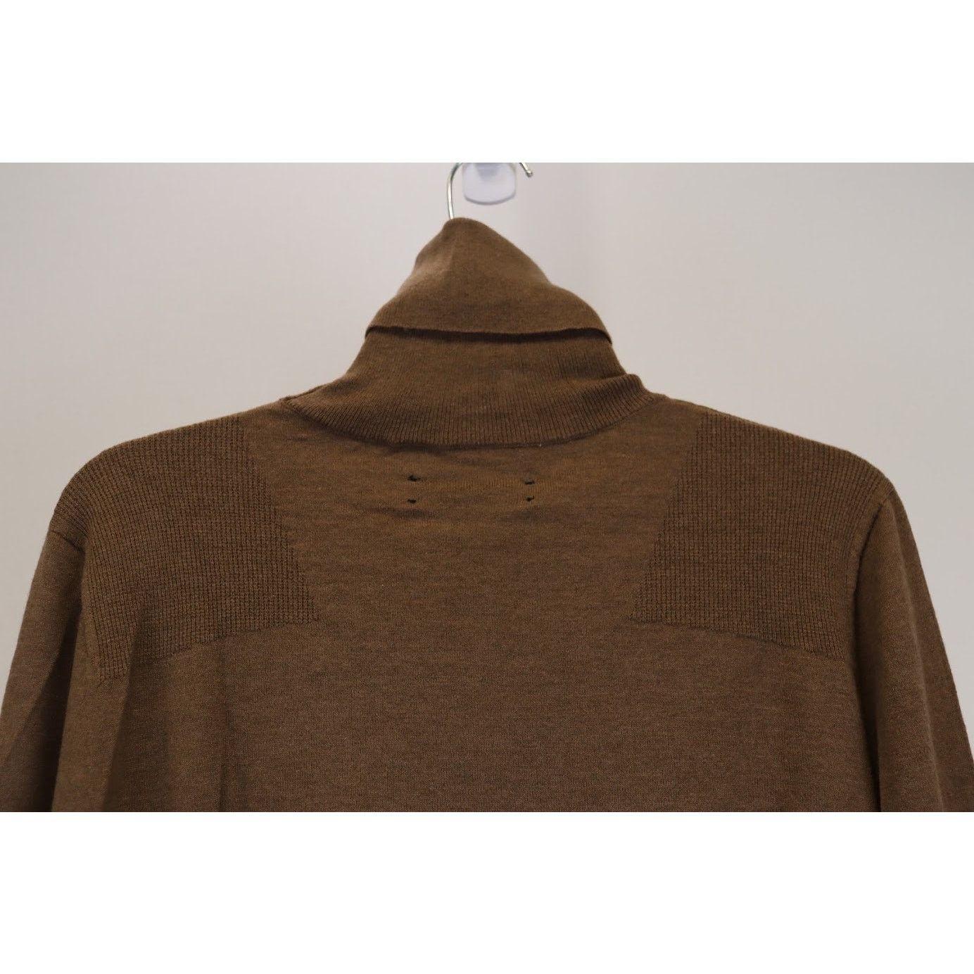 Amiri o1rshd1 Fitted Wool Turtleneck in Brown Size US M / EU 48-50 / 2 - 9 Thumbnail