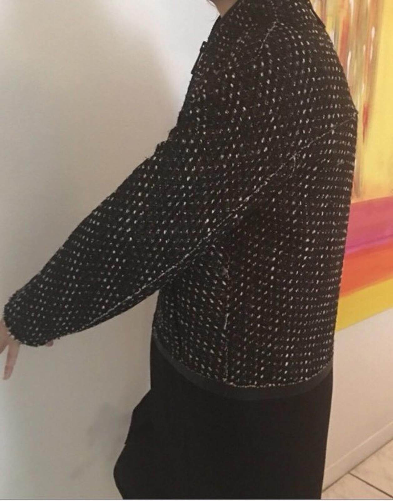 Elie Tahari Elie Tahari Stylish Zipped Wool Blend Coat Sz XS Ret $749 Size XS / US 0-2 / IT 36-38 - 3 Thumbnail