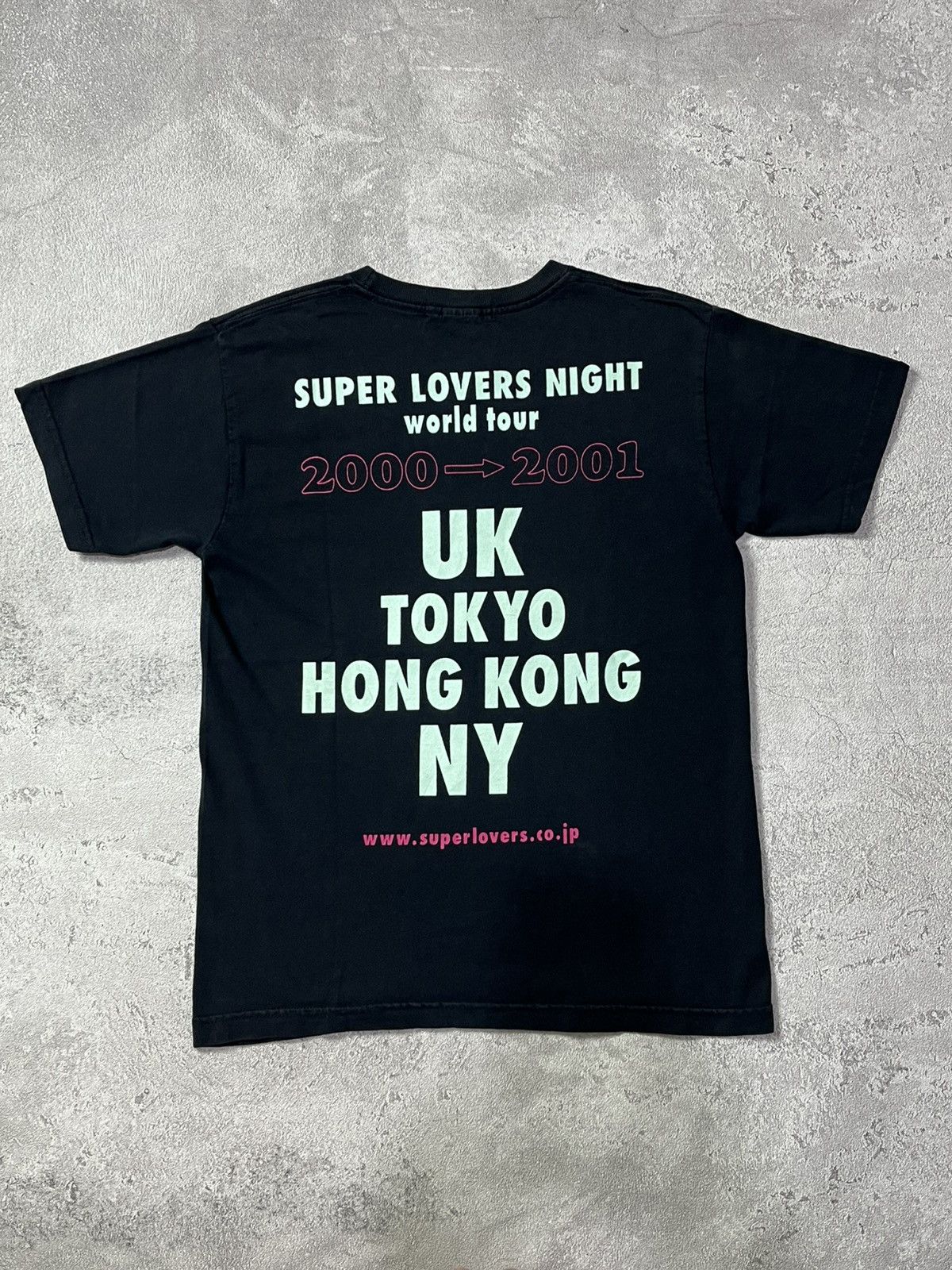 Japanese Brand 2000's SUPER LOVERS Tee World Tour hysteric Glamour Size US S / EU 44-46 / 1 - 3 Thumbnail