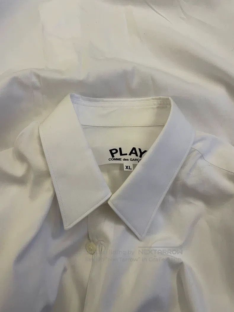 Comme des Garcons Comme Des Garcons Heart Red Heart White Shirt Size XL / US 12-14 / IT 48-50 - 5 Thumbnail
