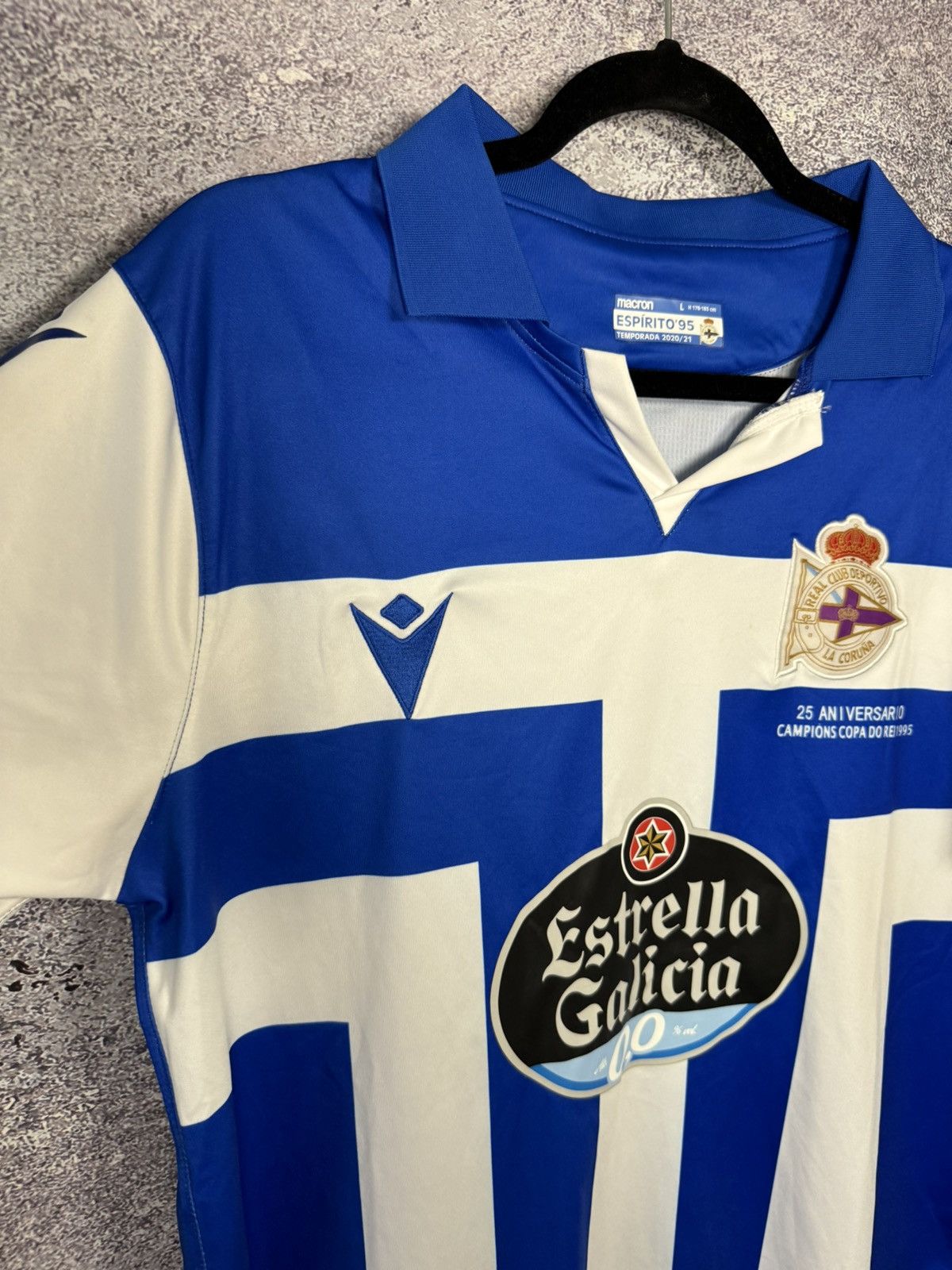 Macron × Vintage Deportivo de La Coruna 2020/21 Macron Soccer Jersey Size US L / EU 52-54 / 3 - 8 Thumbnail