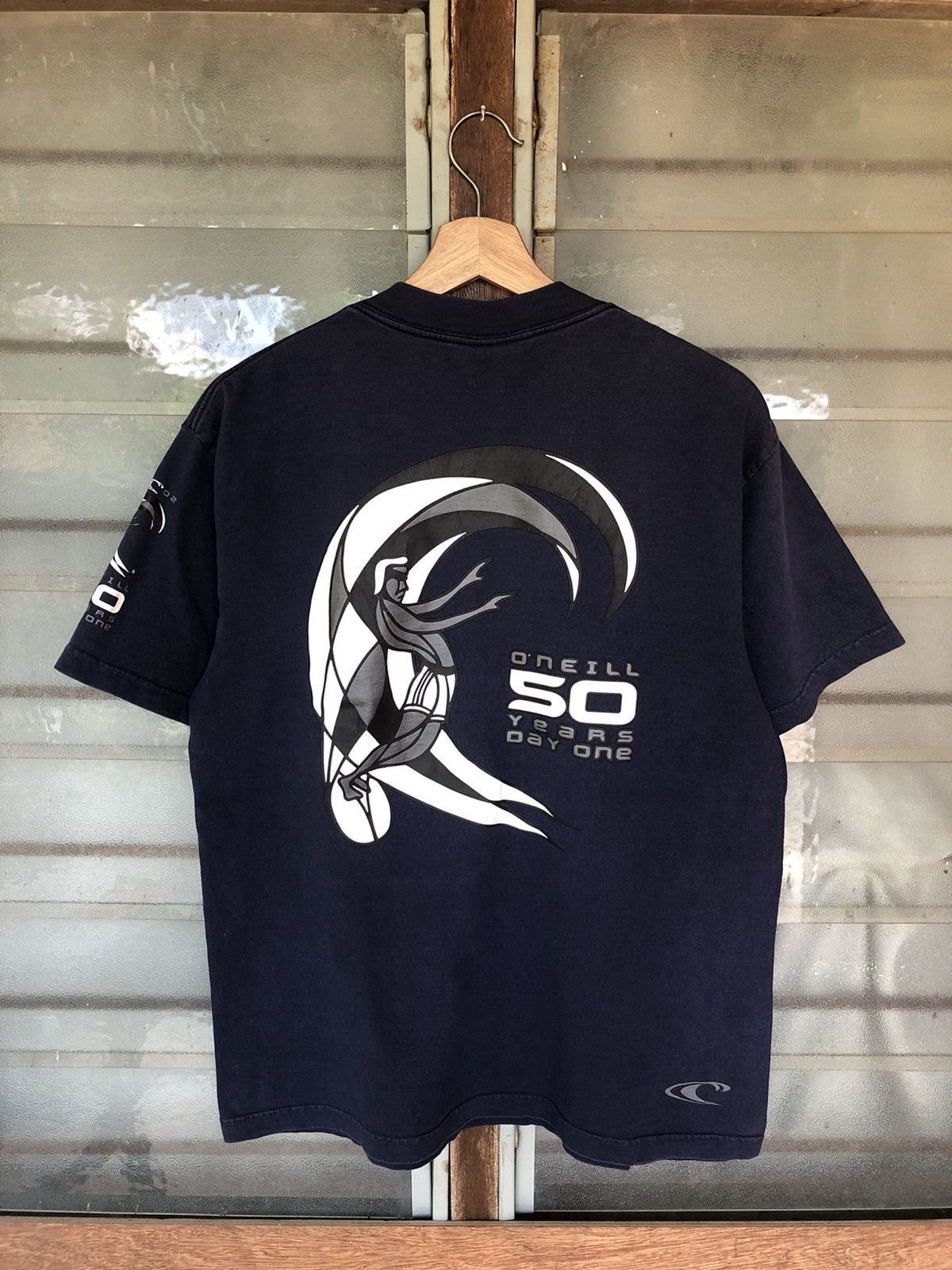 Sun Surf Vintage 90's O'neill "52:02" Year Surf Shirt Tee Size US M / EU 48-50 / 2 - 1 Thumbnail