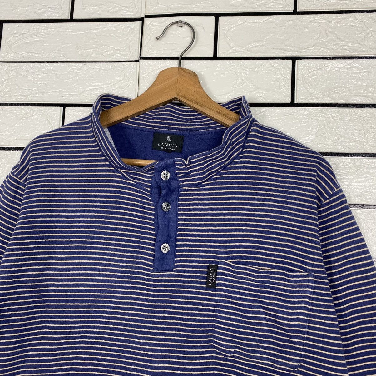 Lanvin 📌Vintage Hickory Chore Sweatshirt Striped Lanvin Size US M / EU 48-50 / 2 - 9 Thumbnail