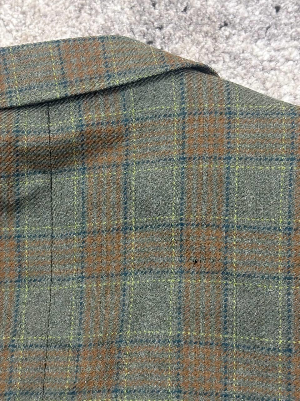 Vintage Vintage Dolzer 100% Pure New Wool Check Blazer / L Size 42L - 6 Thumbnail