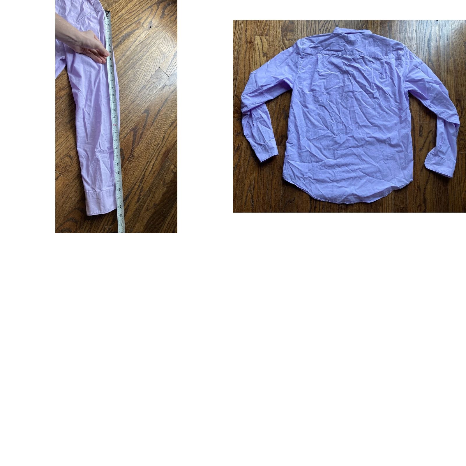 Outerknown Outerknown Shirt Mens Medium Purple Oxford Button-Up Long Sleeve Casual Portugal Cotton Regular Size US M / EU 48-50 / 2 - 8 Thumbnail