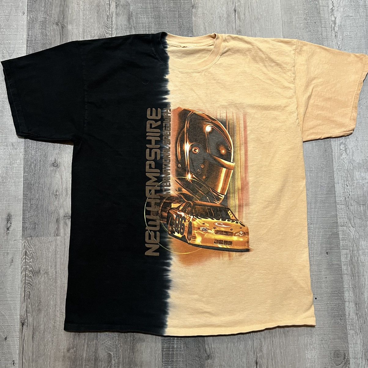 Vintage VTG New Hampshire Intl Speedway Tie Dye Nascar Racing Tee Size US XXL / EU 58 / 5 - 1 Thumbnail