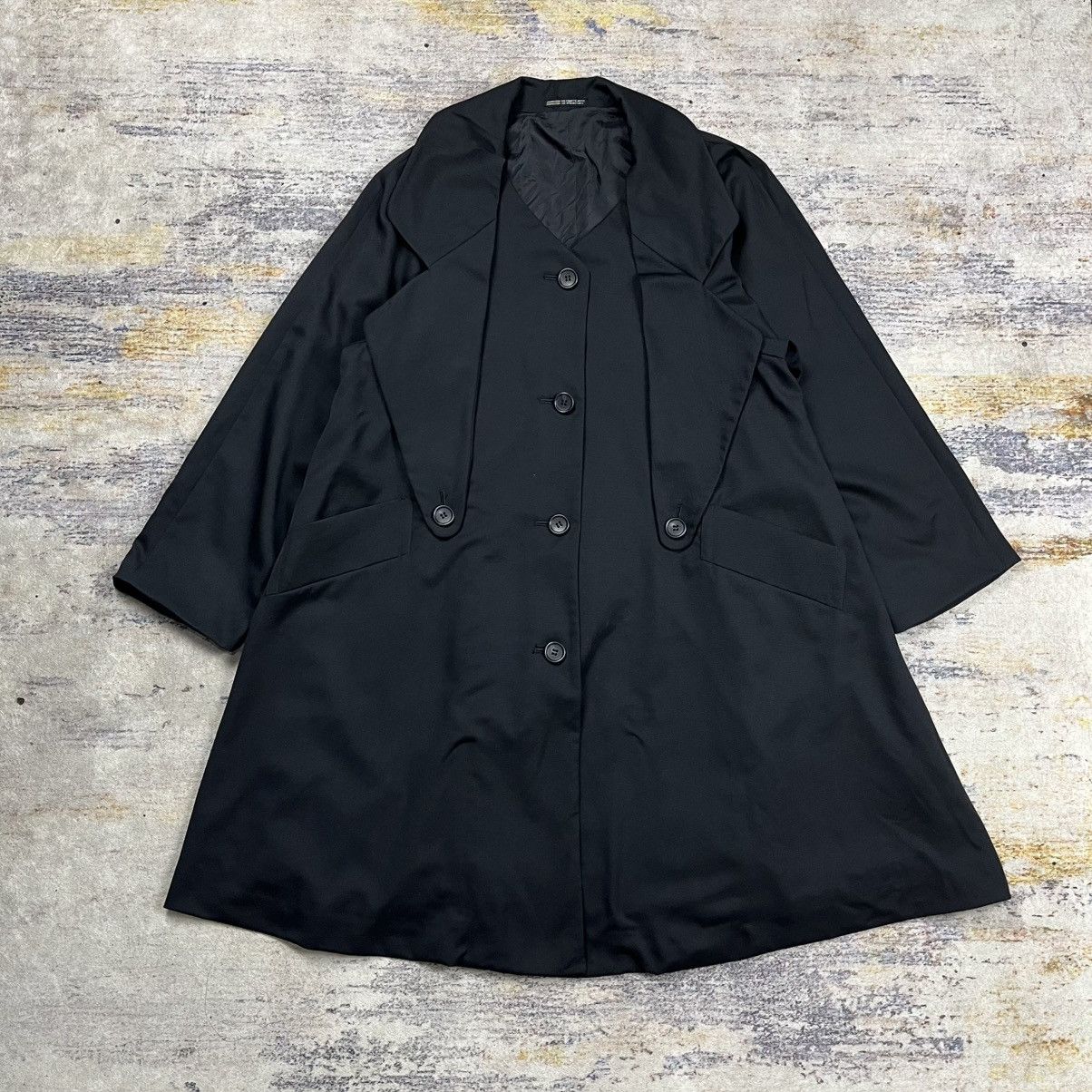 Yohji Yamamoto A.T Atsuro tayama by Yohji Yamamoto avant garde coat Size L / US 10 / IT 46 - 1 Thumbnail