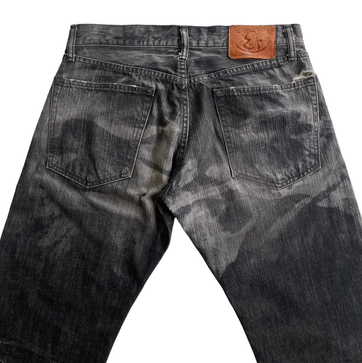 Eternal Eternal Japan Distressed Washed Denim Size US 31 - 12 Thumbnail