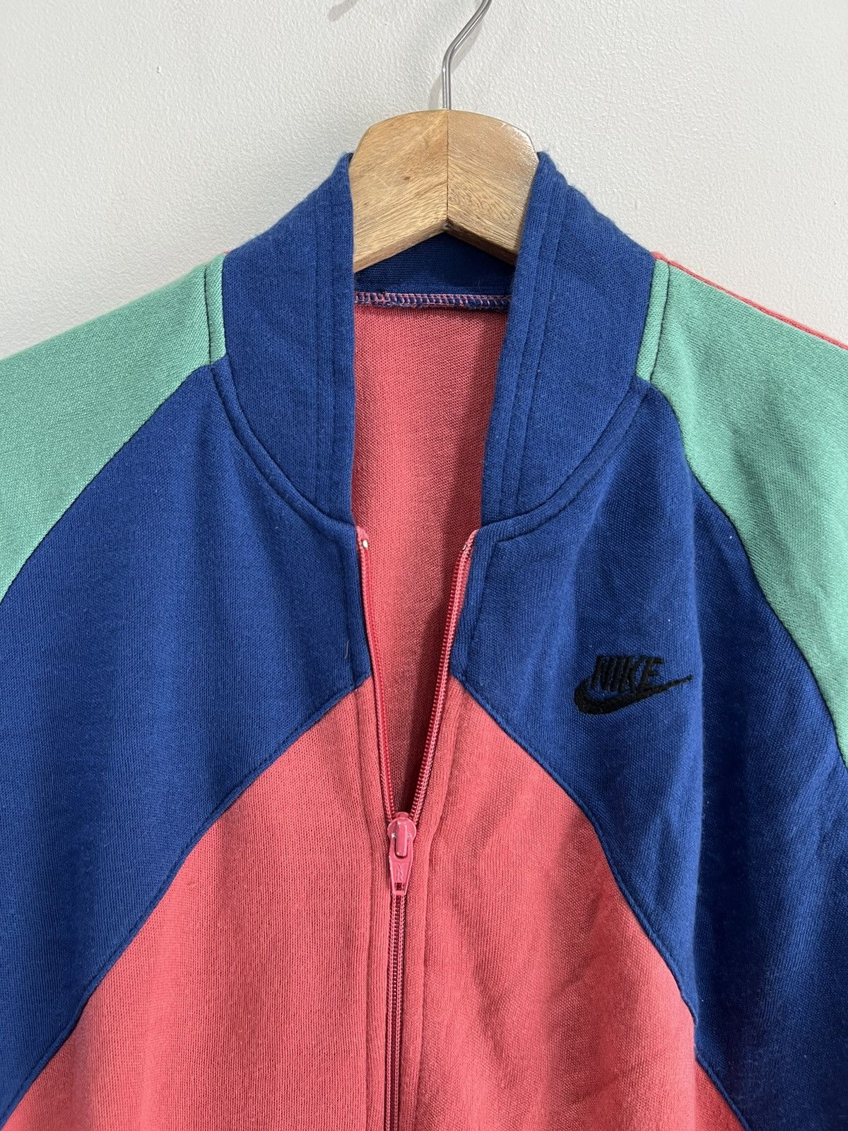 Nike Vintage 90s Nike Track To Zip Up Sweater Size US S / EU 44-46 / 1 - 4 Thumbnail