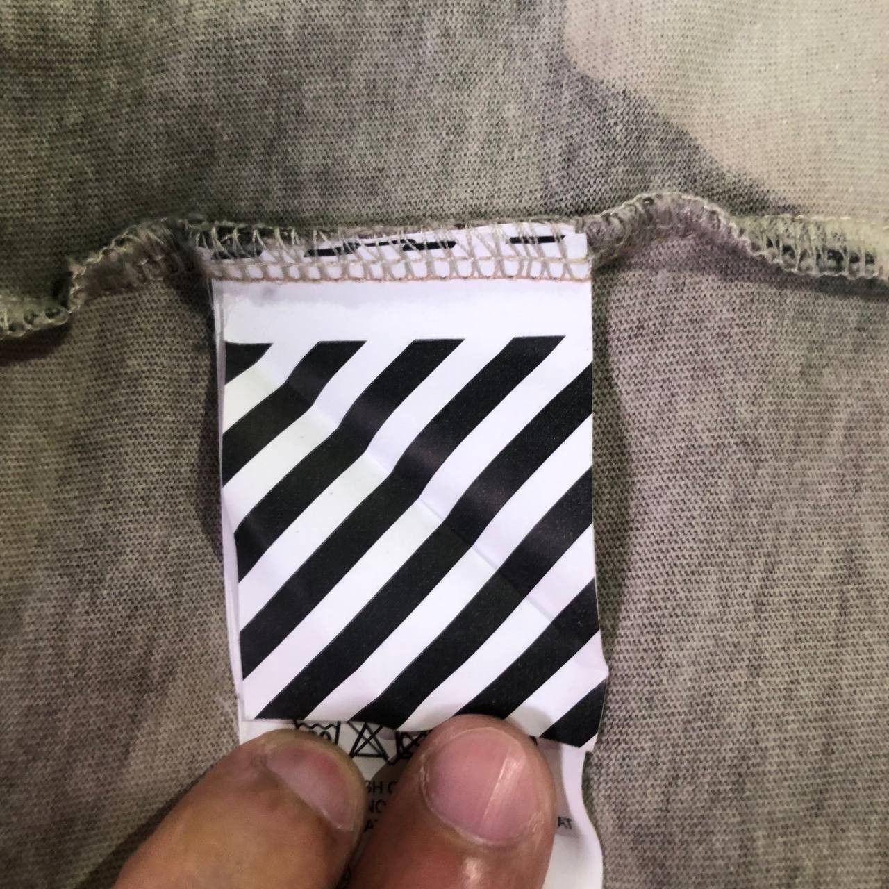 Off-White Off-White Camouflage Spell out embroidered Tee Size US XL / EU 56 / 4 - 7 Thumbnail