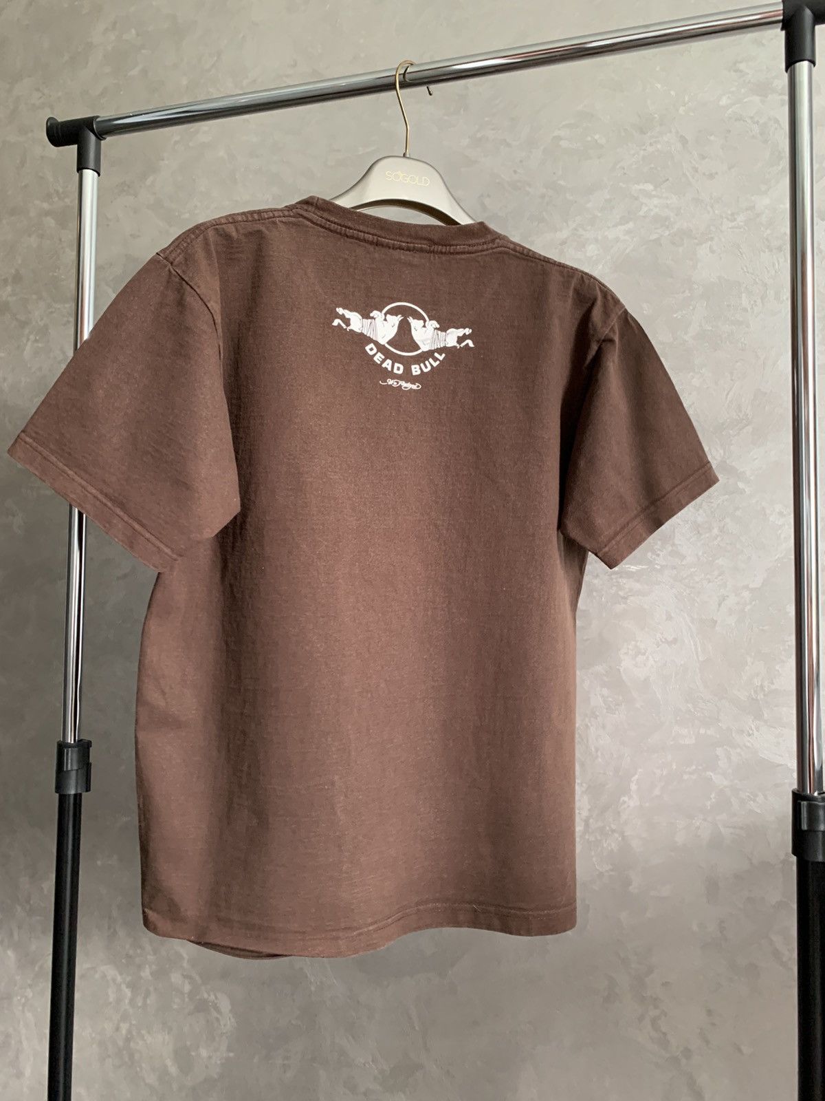 Red Bull VTG Dead Bull Red Bull Unfledged Brown Japanese T-Shirt S sz Size US S / EU 44-46 / 1 - 8 Thumbnail