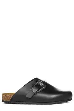 Saint Laurent Paris os11x0924 Buckled Leather Mules in Nero Size US 8 / EU 41 - 1 Thumbnail