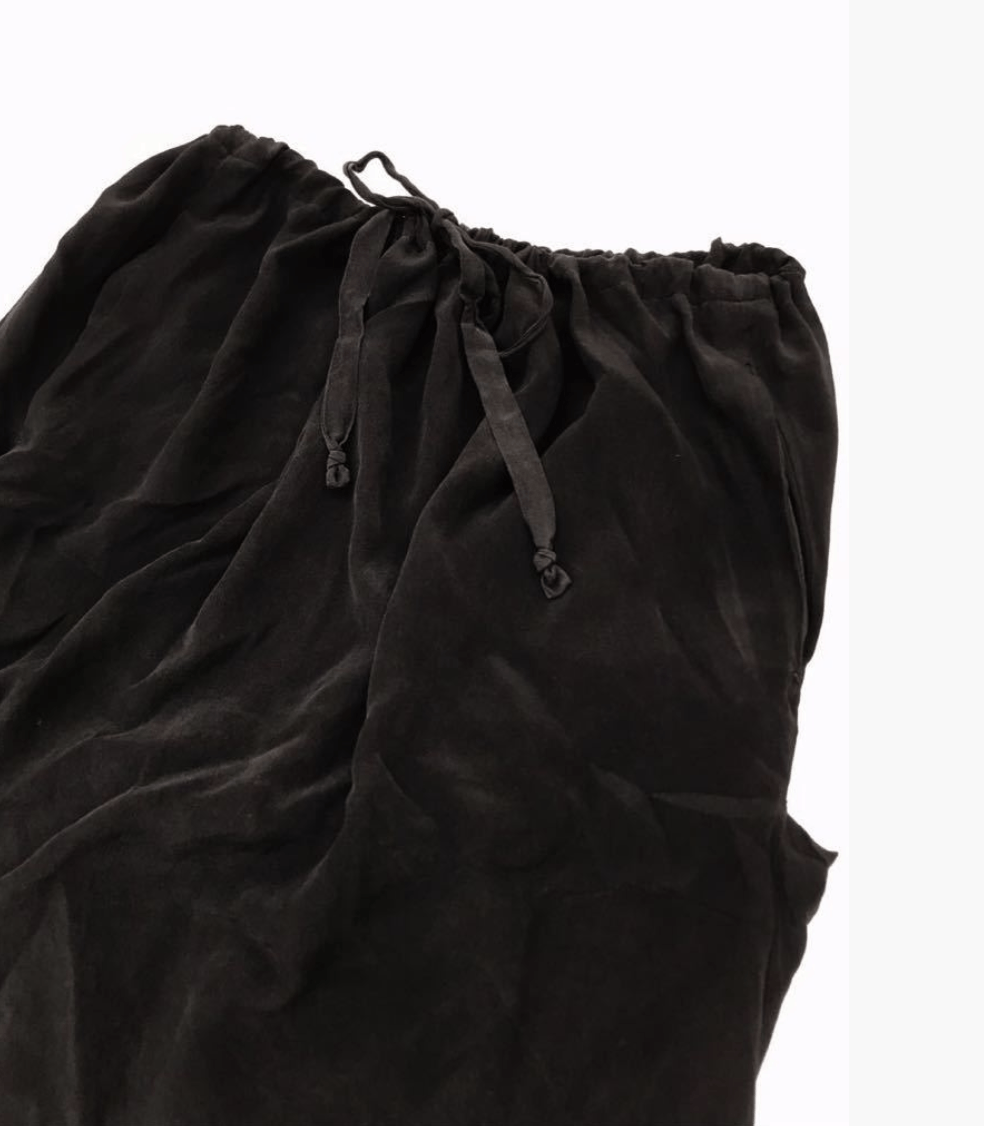 Yohji Yamamoto Yohji Yamamoto Femme - Silk Balloon Skirt Pant Black Size 40" / US 18 - 6 Thumbnail