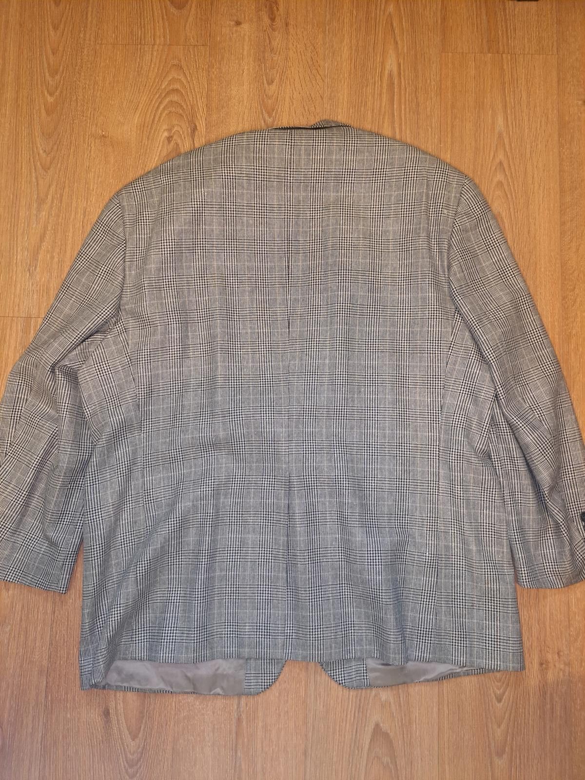 Polo Ralph Lauren Chaps Ralph Lauren Sport Coat Mens 48L Beige Glen Plaid Wool Size 48L - 8 Thumbnail