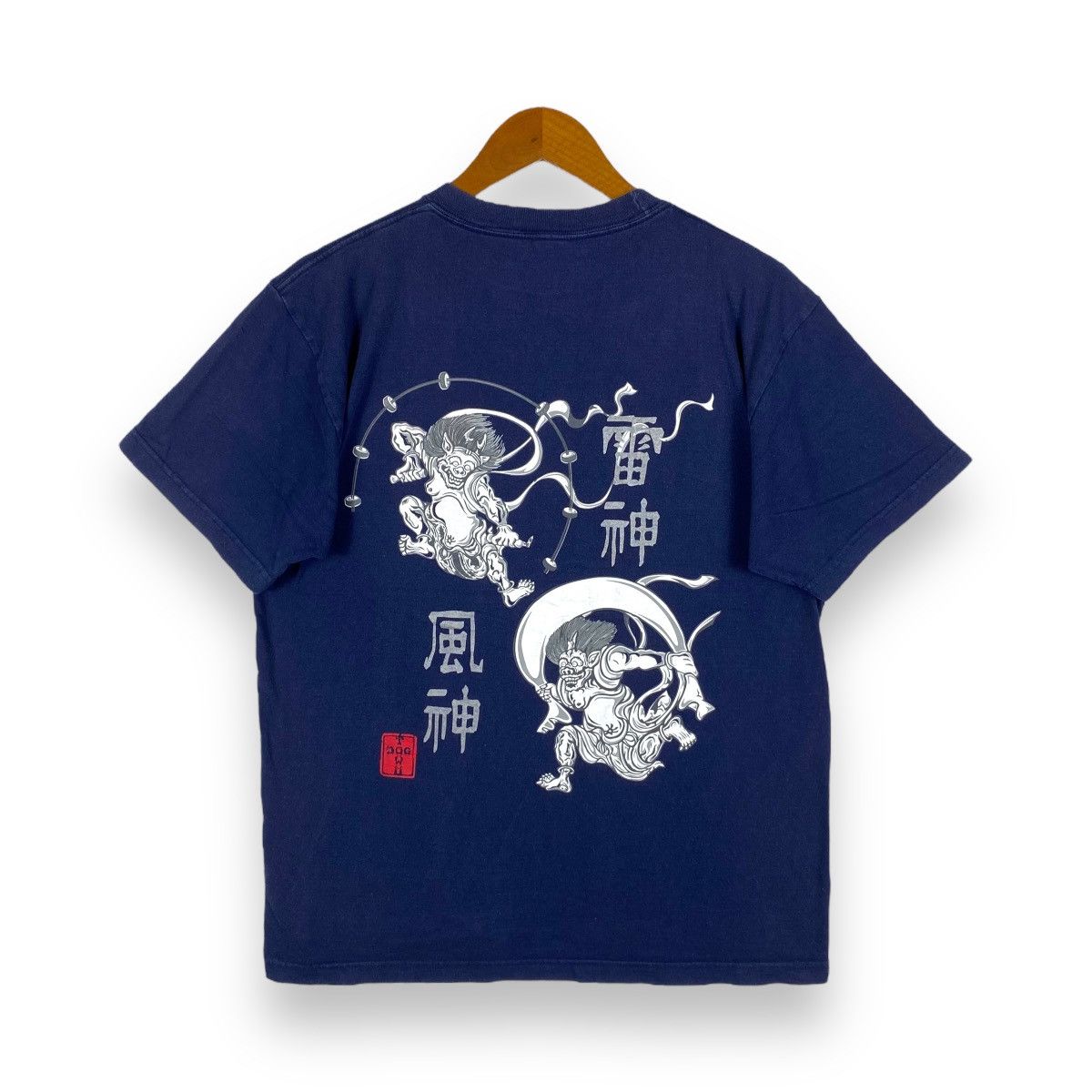 Vintage 00's DOGTOWN Fujin Raijin Made In Japan Tee Shirt