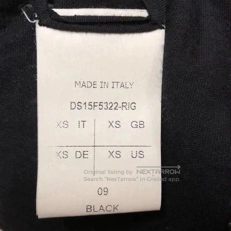 Rick Owens Rick Owens Black Drop-Crotch Pants XS. Size US 26 / EU 42 - 3 Thumbnail
