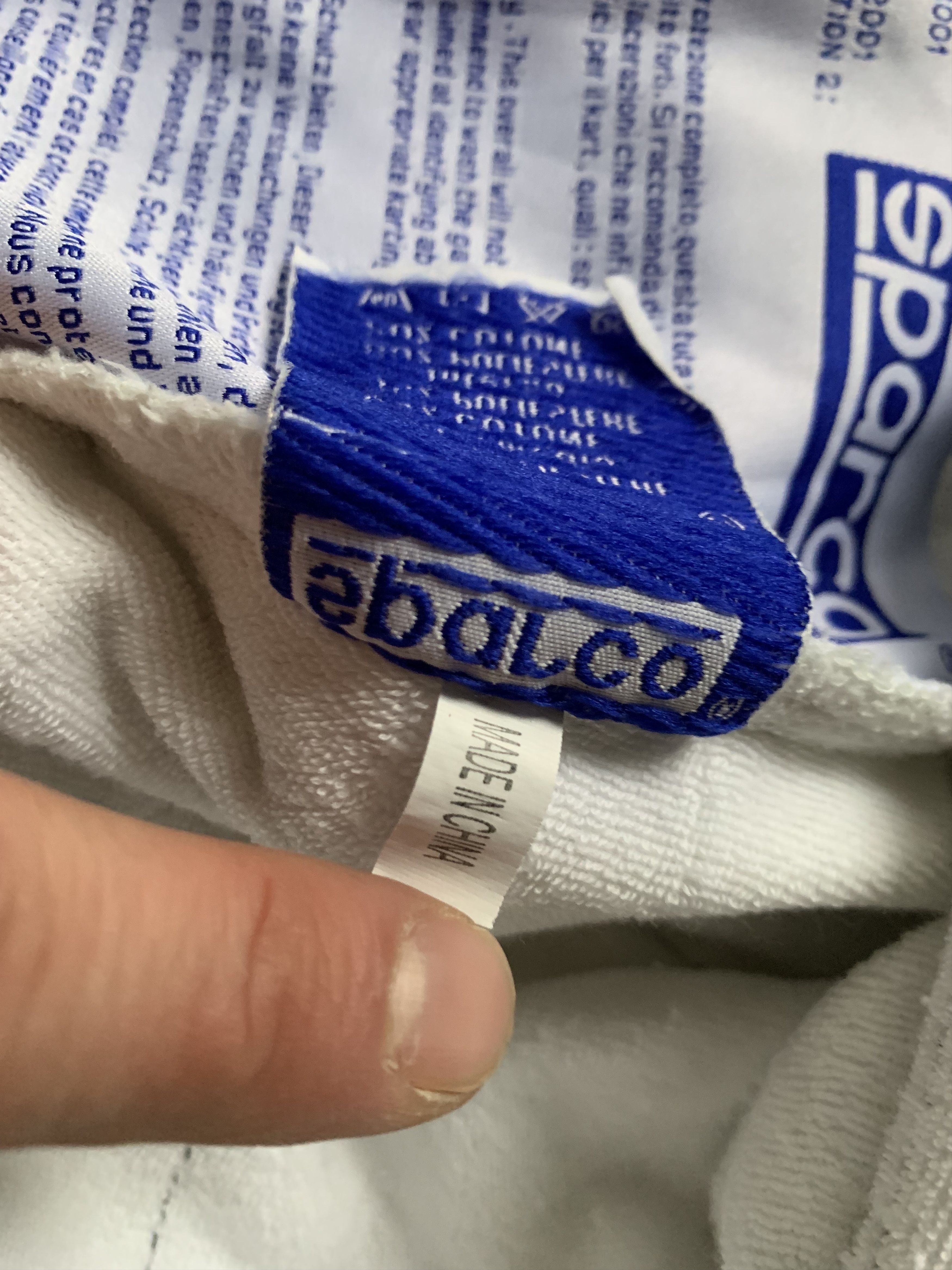 Other Sparco Vintage White Racing Suit Size US 32 / EU 48 - 13 Thumbnail