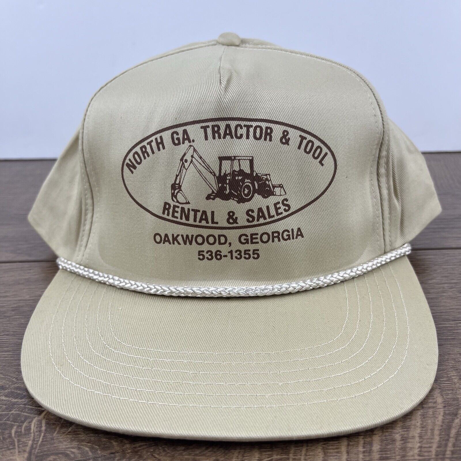 Other North Georgia Tractor Tool Hat Brown Adjustable Hat Oakwood Size ONE SIZE - 3 Thumbnail