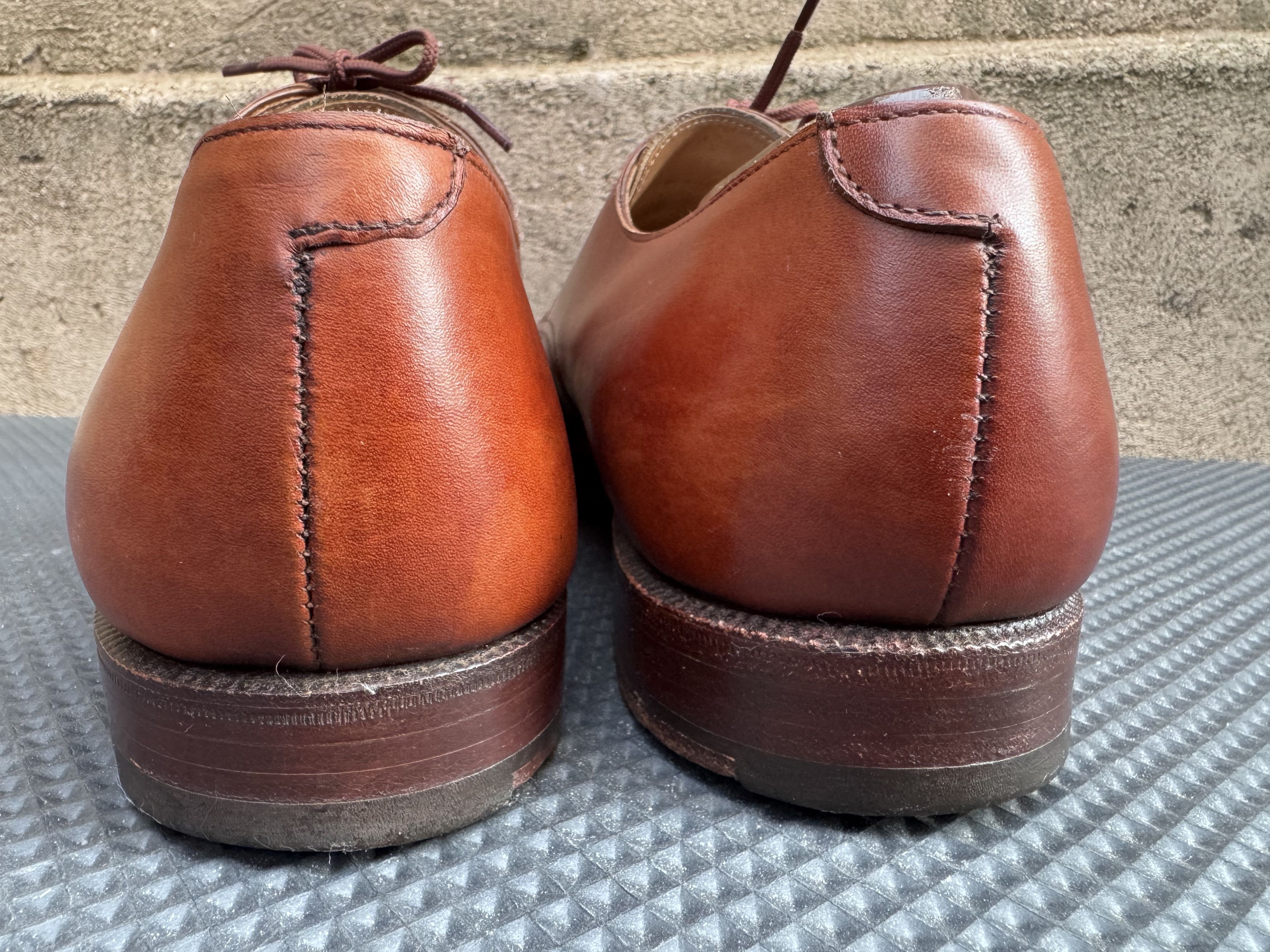 Crockett & Jones Calf Toe Medallion Full Brogue Cap Toe