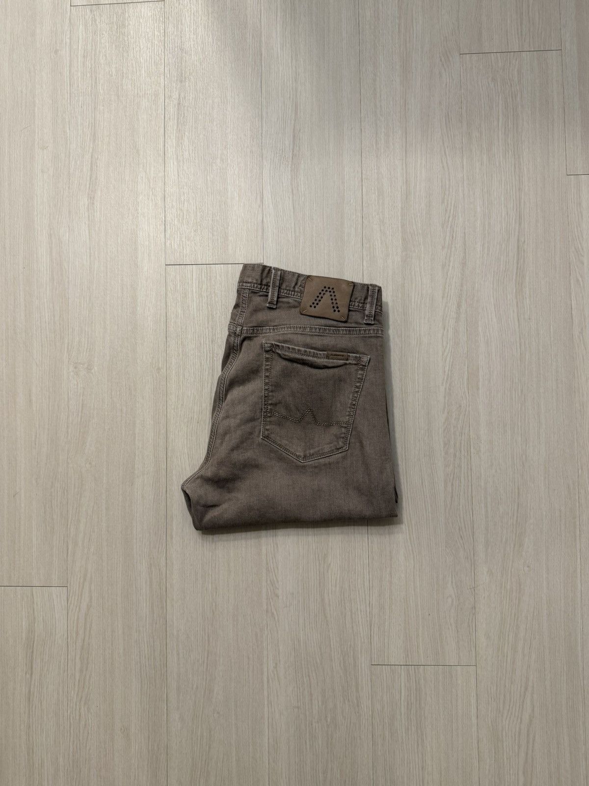 Alberto Alberto Brown Modern Fit Jeans Size US 34 / EU 50 - 1 Thumbnail