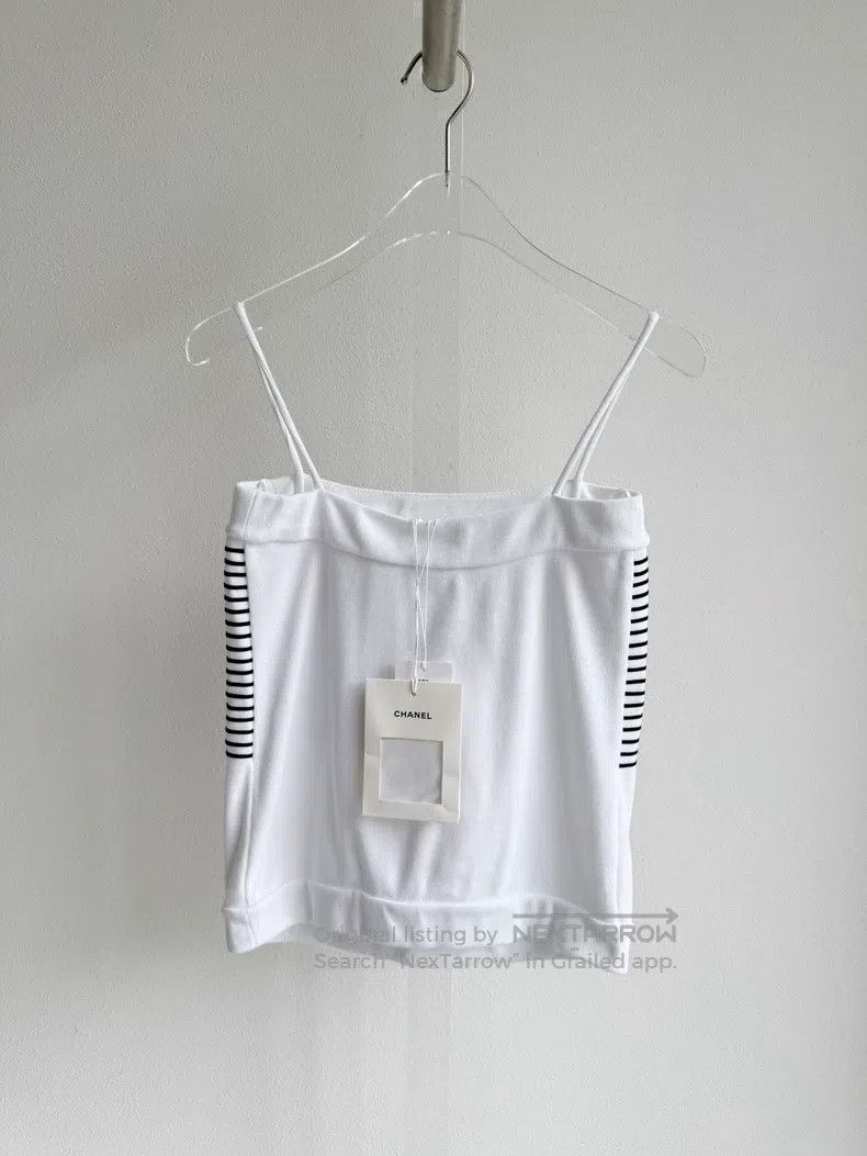 Chanel Chanel 24S black and white striped suspender vest Size XS / US 0-2 / IT 36-38 - 5 Thumbnail