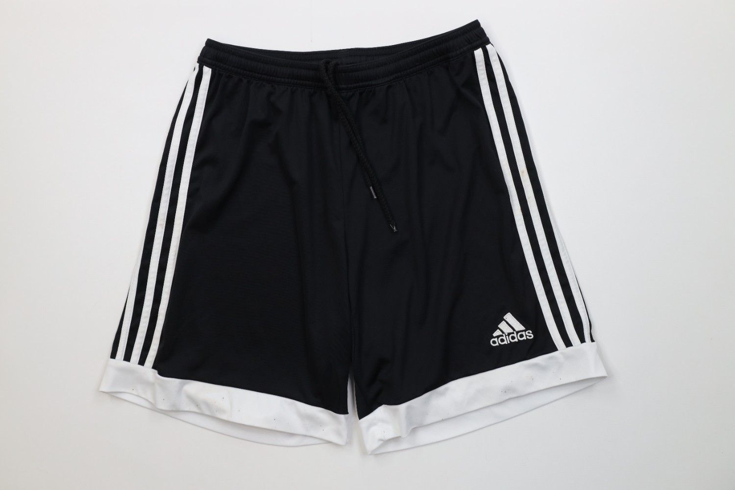 Adidas Vintage Y2K Adidas Running Jogging Soccer Shorts Black Size US 32 / EU 48 - 1 Thumbnail