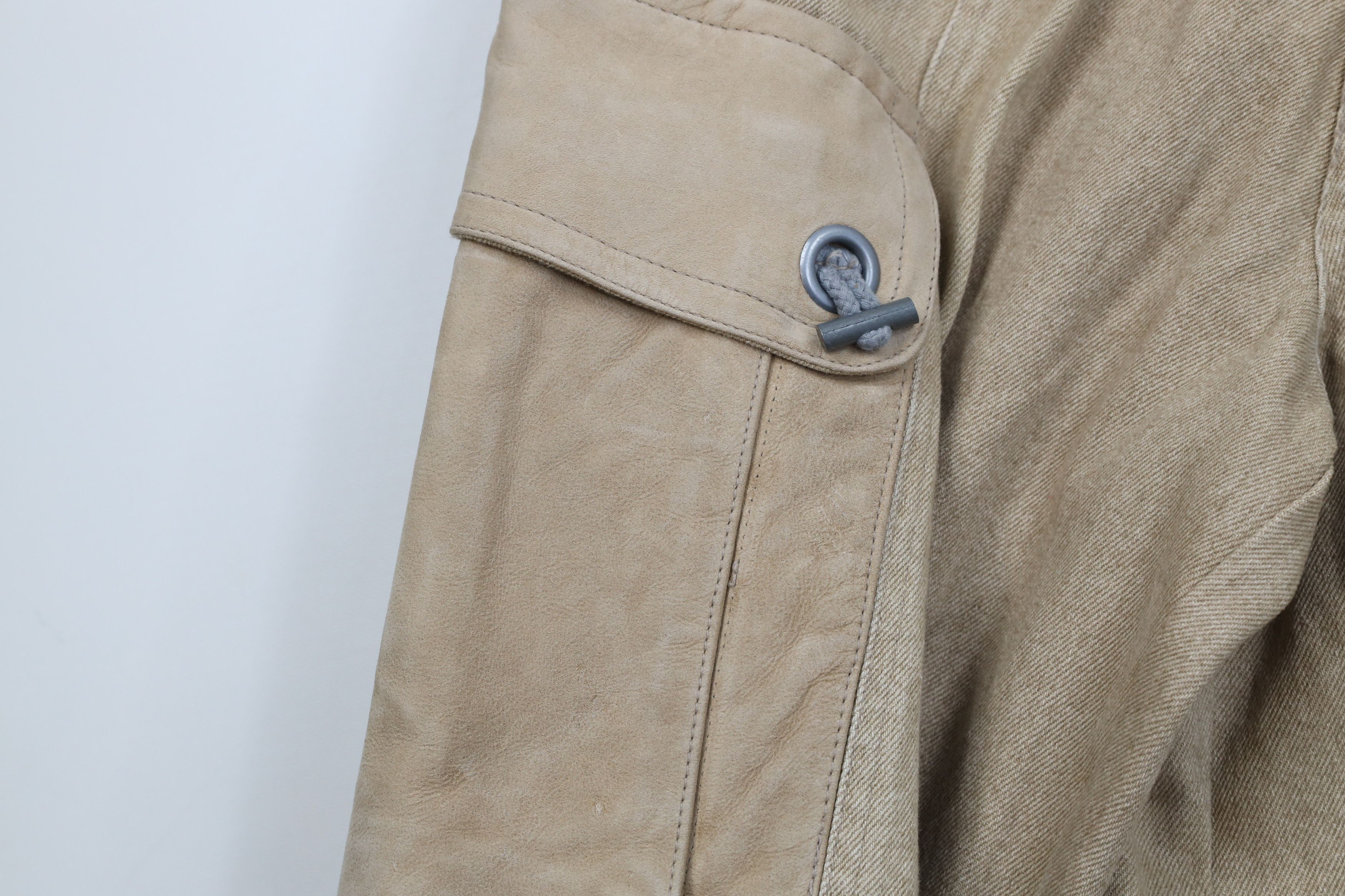 Vintage Deadstock Vintage 90s Streetwear Baggy Denim Cargo Shorts Size US 29 - 5 Thumbnail