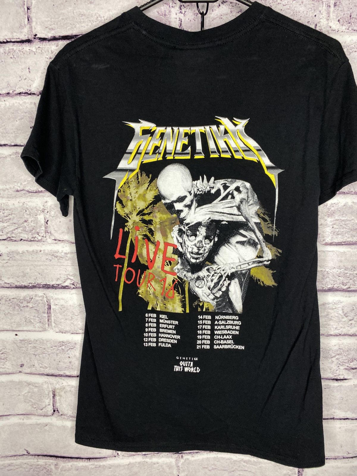 Band Tees Men's T-Shirt Genetikk Fuck Live Tour Outta This World Tee Size US S / EU 44-46 / 1 - 4 Thumbnail