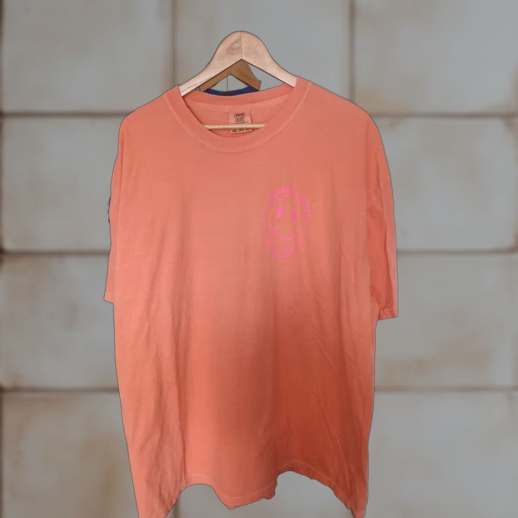 Comfort Colors T-Shirt Orange 3XL Men's Funny Bourbon and Belles Hot Moms Coral Orange Shirt Mens 3XL
