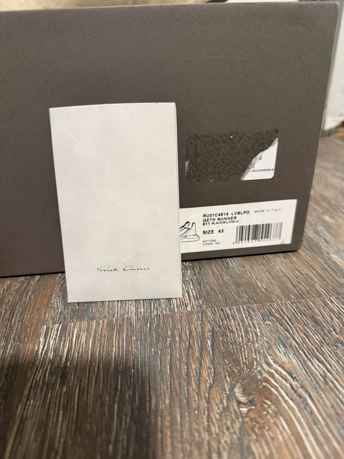 Rick Owens Rick Owens Geth Runners Size US 10 / EU 43 - 11 Thumbnail