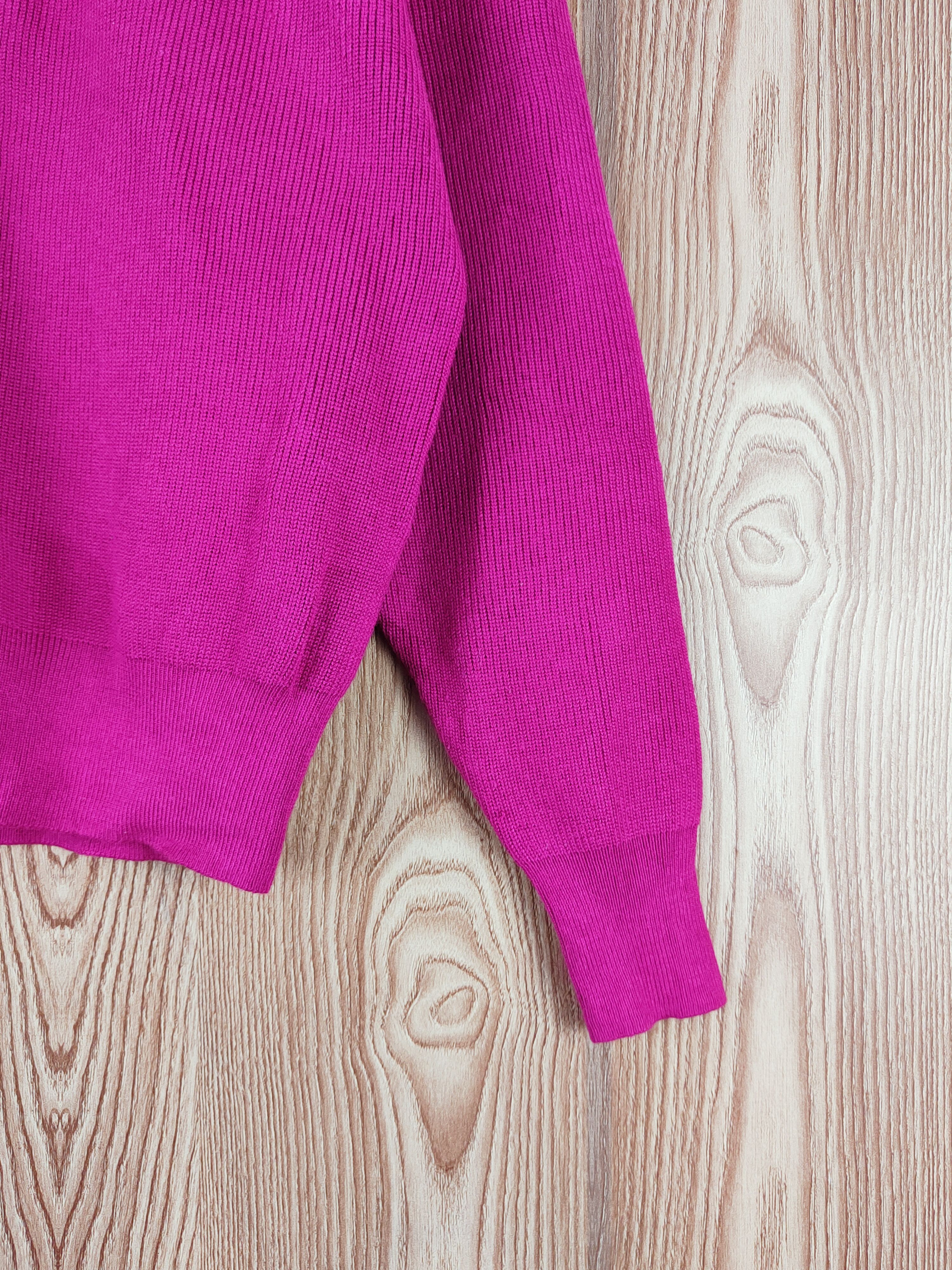 Homespun Knitwear AG Purple Knitwear Cardigan japan #W062 Size US S / EU 44-46 / 1 - 6 Thumbnail