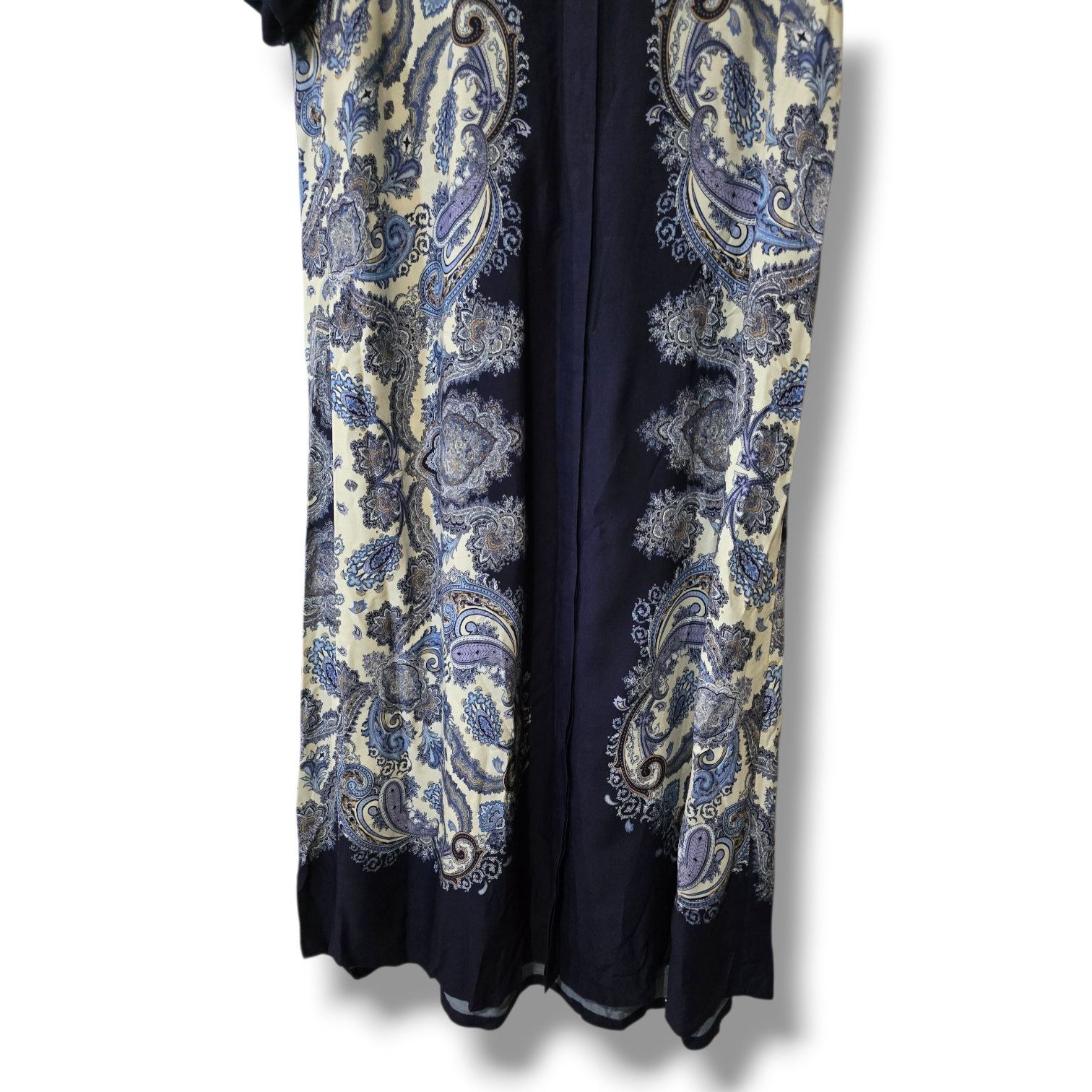 H&M H&M Women’s Blue Short Sleeve Button-Down Midi Dress Size 2 Size XS / US 0-2 / IT 36-38 - 3 Thumbnail